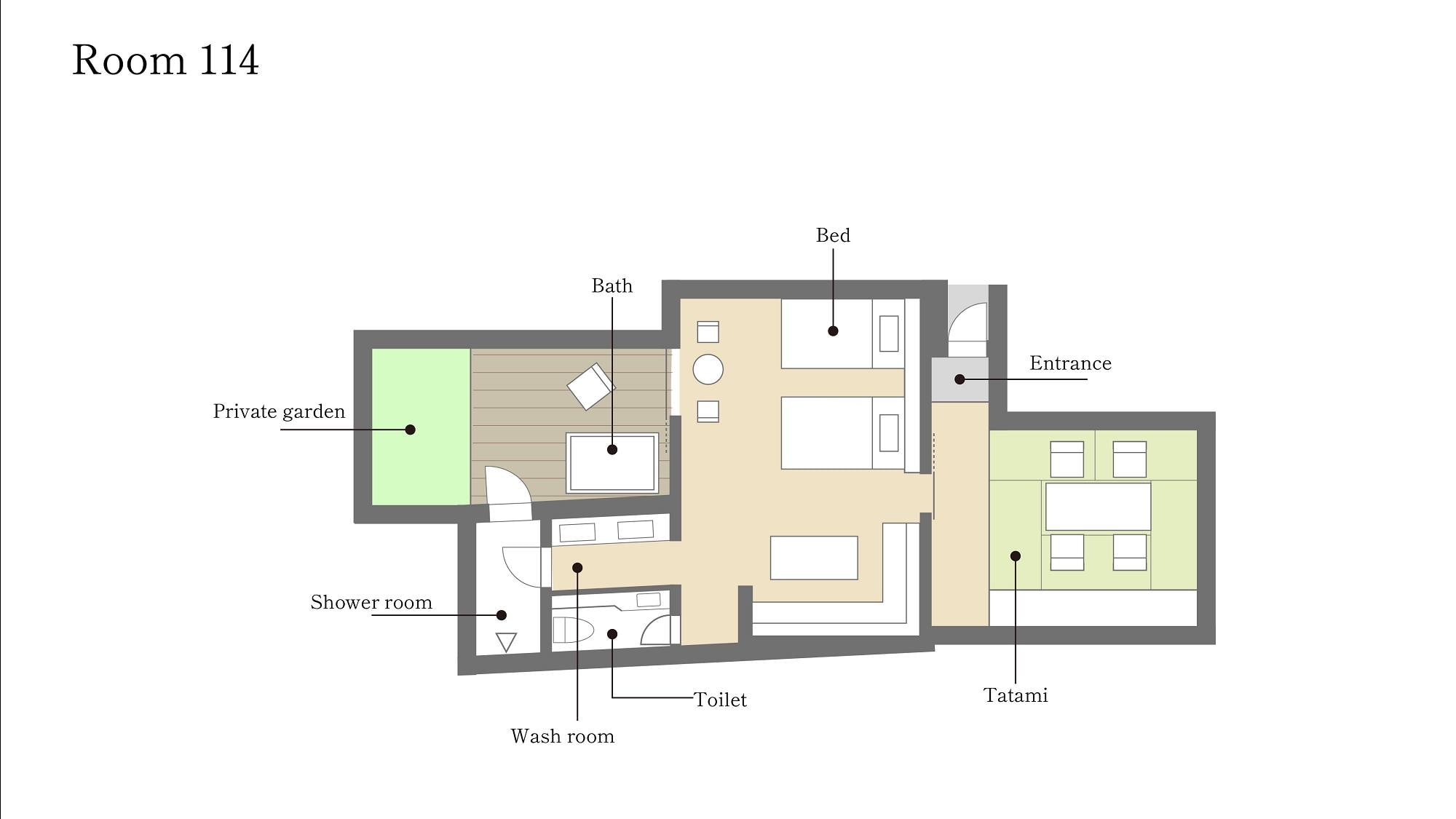 [Annex/Shimamoya] 114/A space surrounded by light and green/With semi-open-air bath