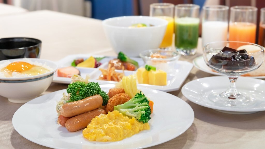 Breakfast buffet example