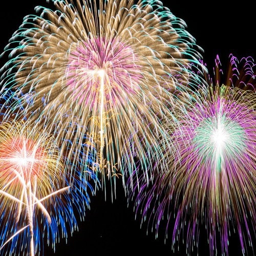 Room where you can see [Isawa Onsen Fireworks Festival]