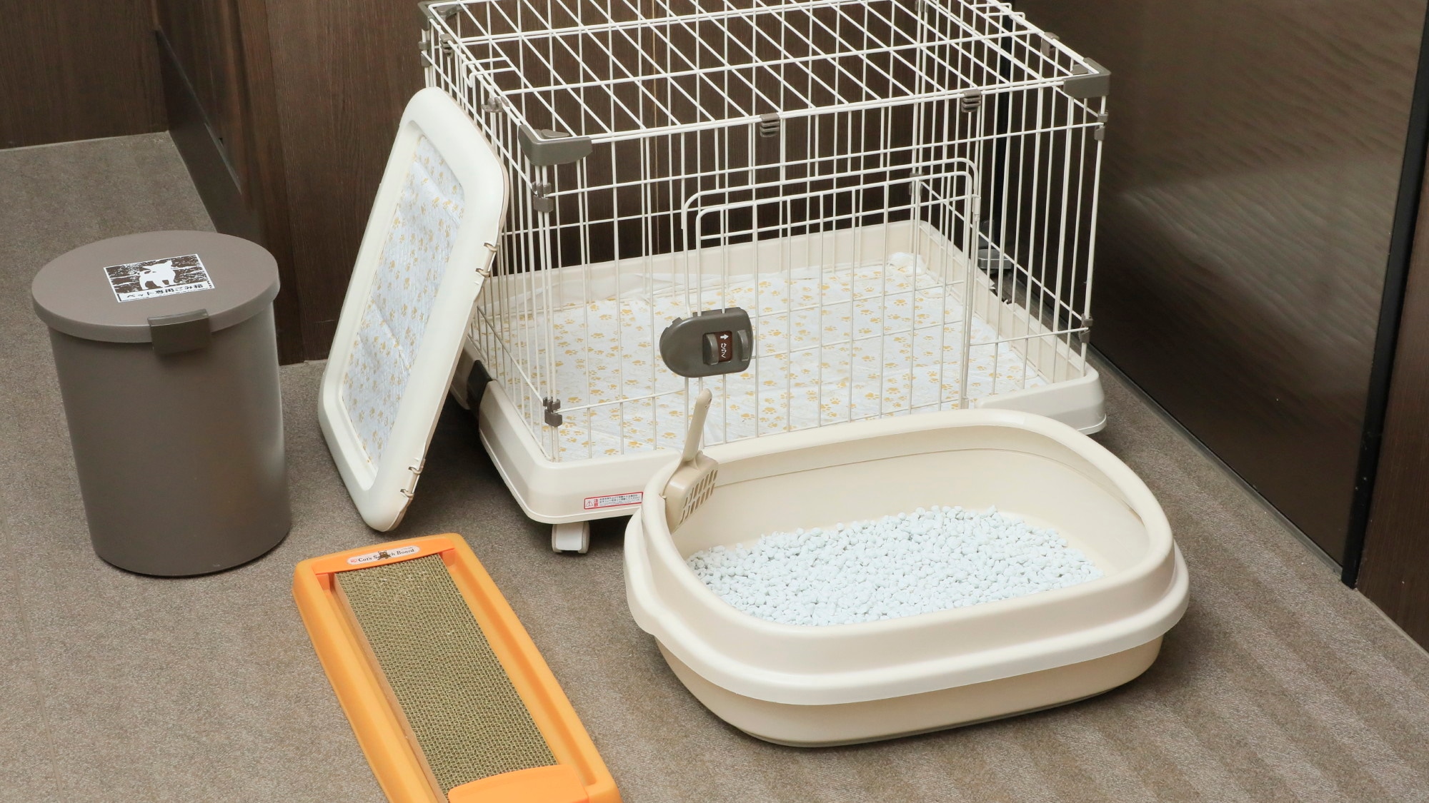 【房间设施】配备齐全的猫狗用品☆