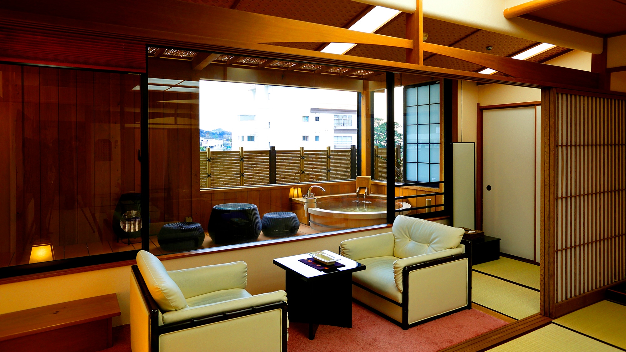 Guest room with open-air bath "Kikyo"