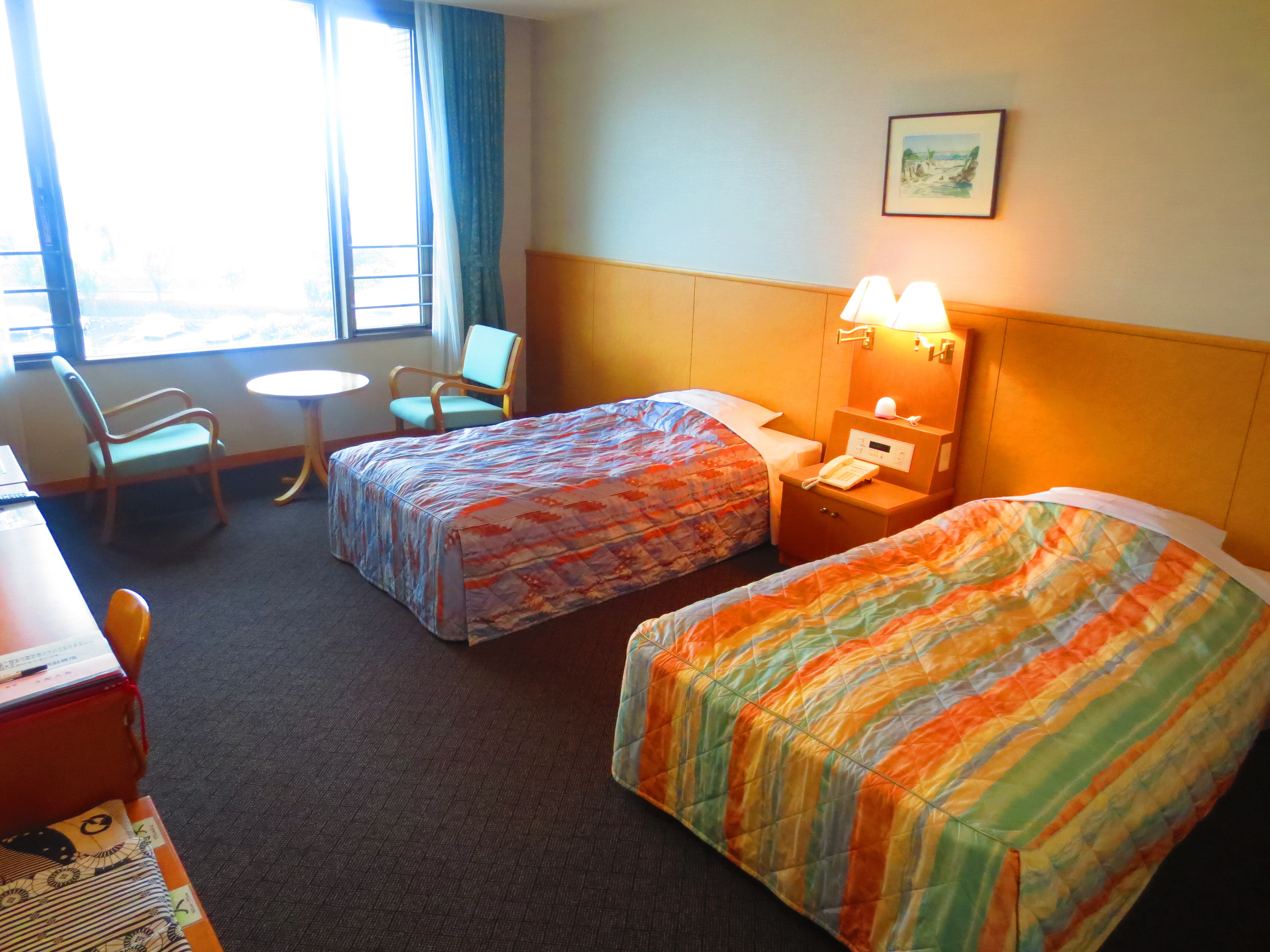 Ocean view twin room (with bath and toilet)