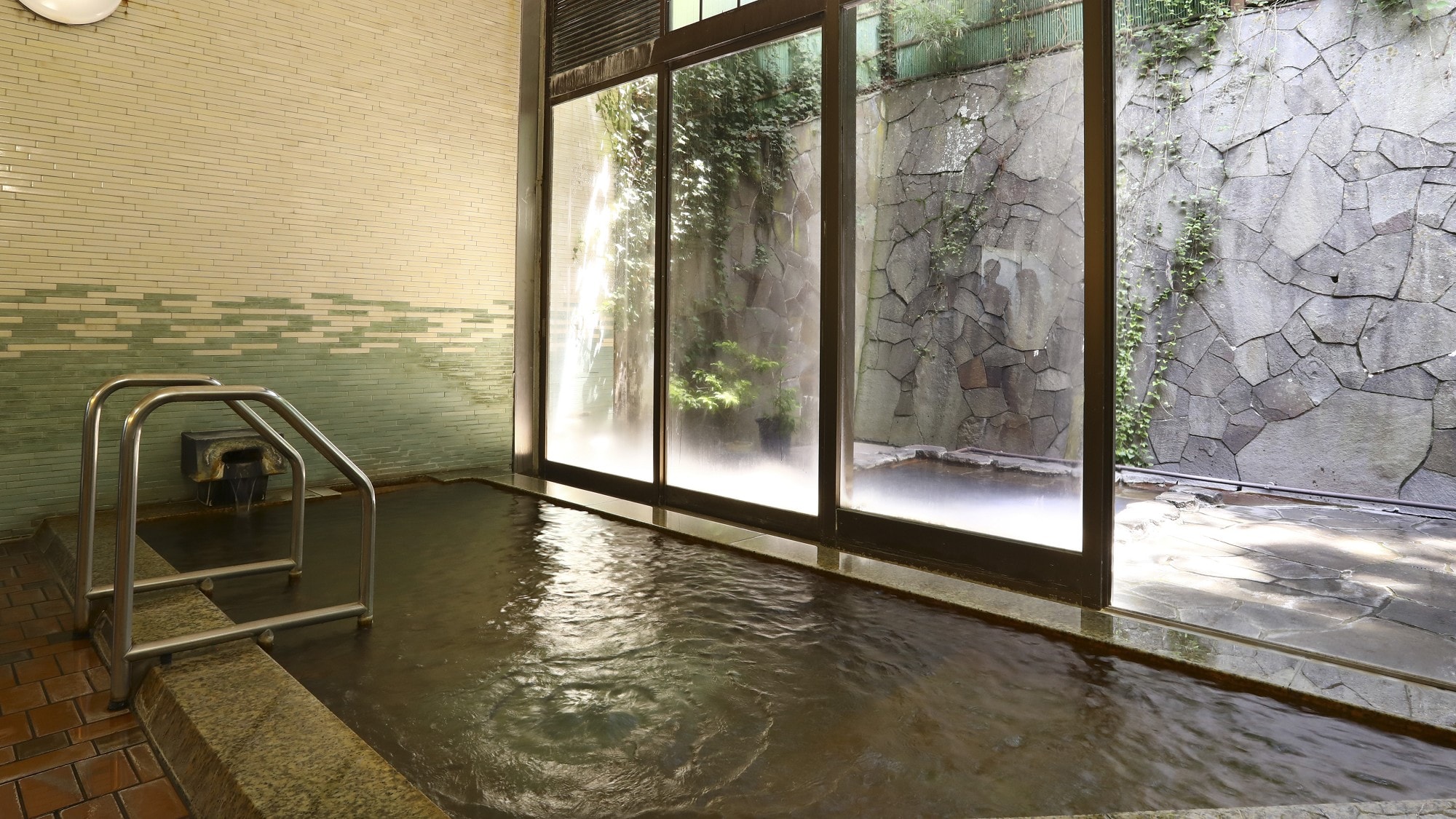 An example of an indoor bath