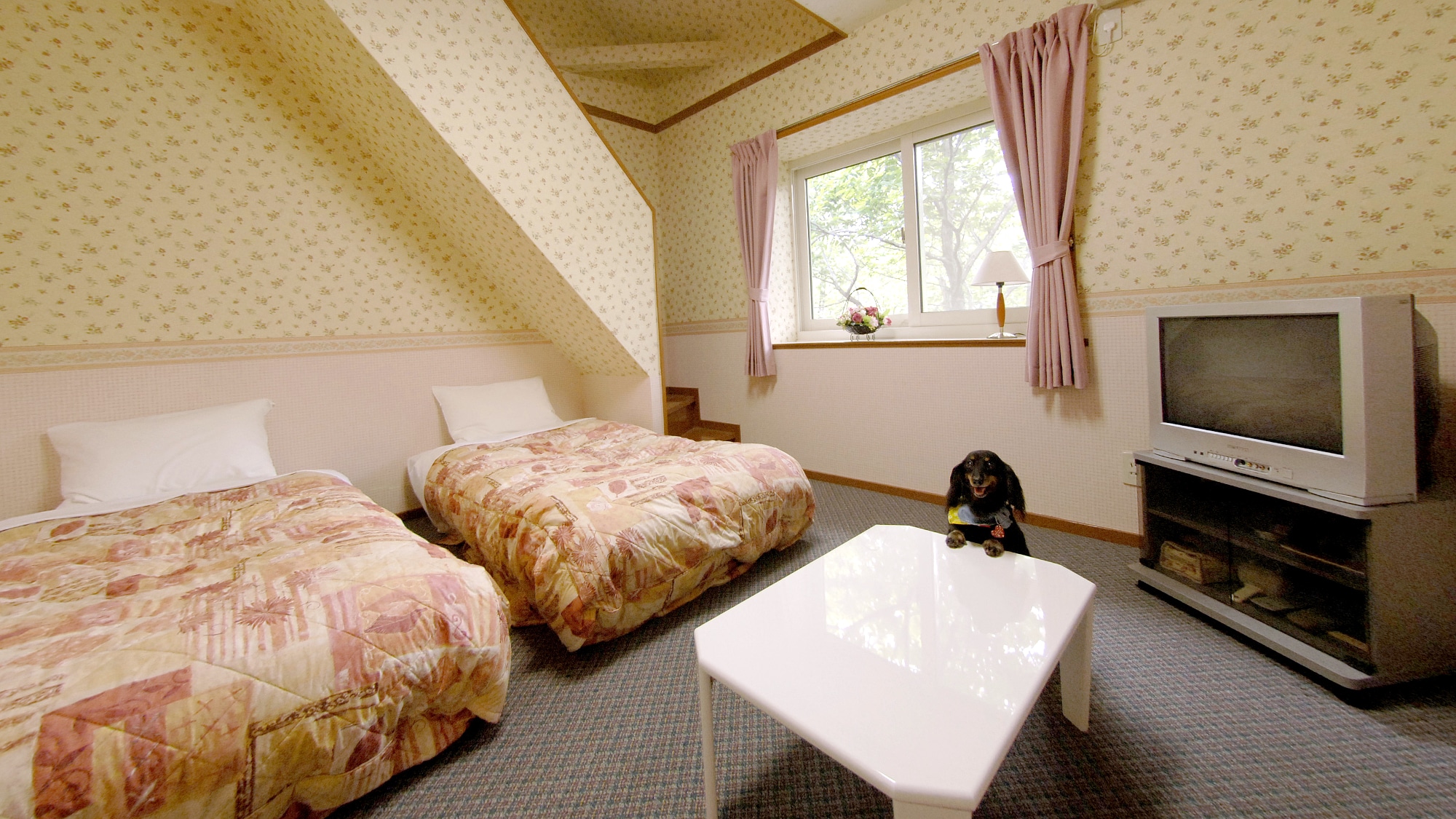 [Contoh kamar tamu] Kamar Barat (tipe loteng)