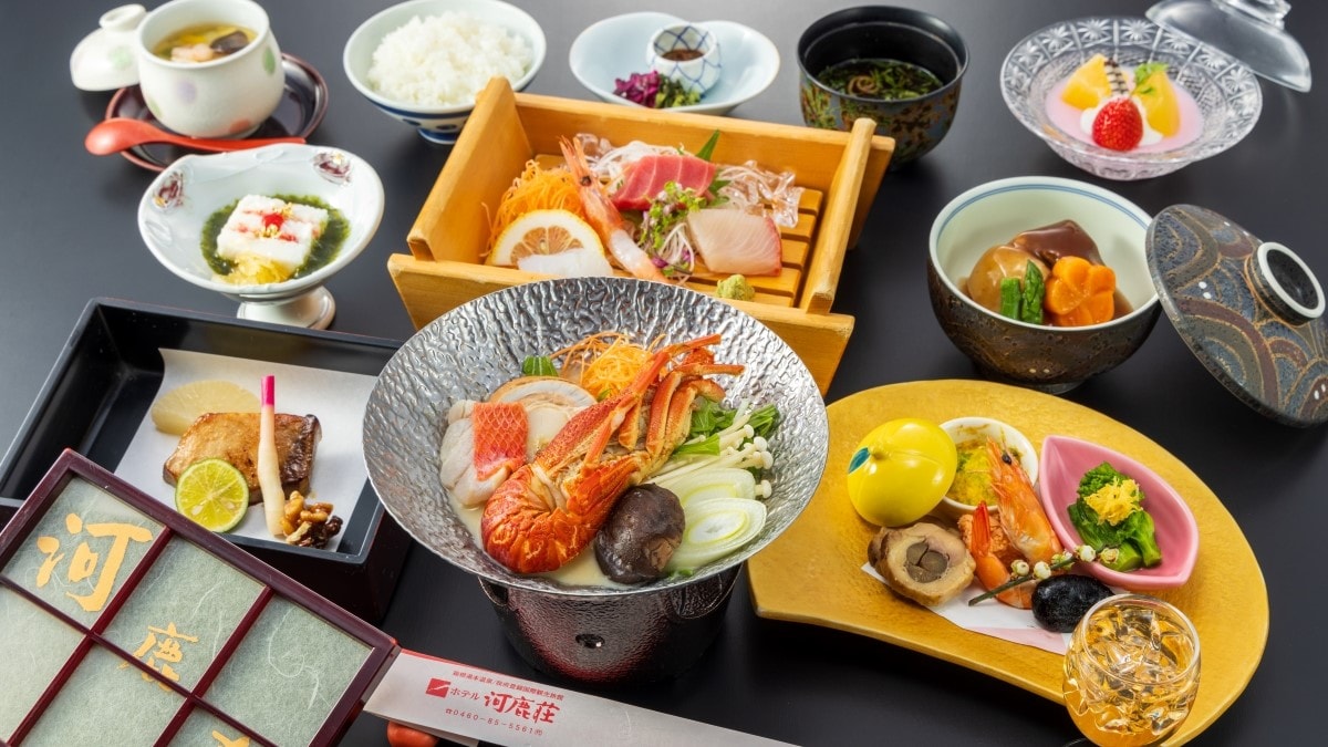 January Monthly Kaiseki Cuisine [Kawaka Kaiseki] Example