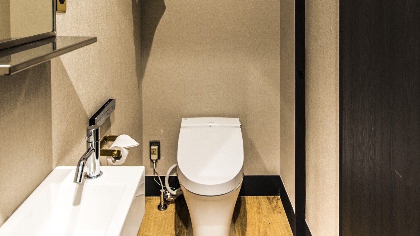 [สิ่งอำนวยความสะดวกในห้องพัก] ห้องพักทุกห้องมีโถสุขภัณฑ์แบบ Washlet