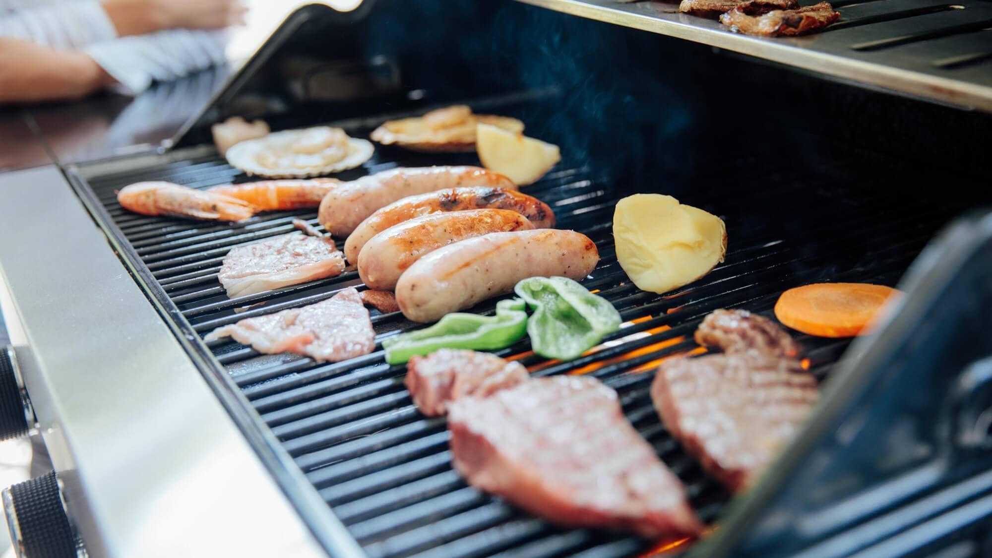 [Terrace BBQ] There is a gas grill on the terrace, so you don't have to worry about starting a fire.