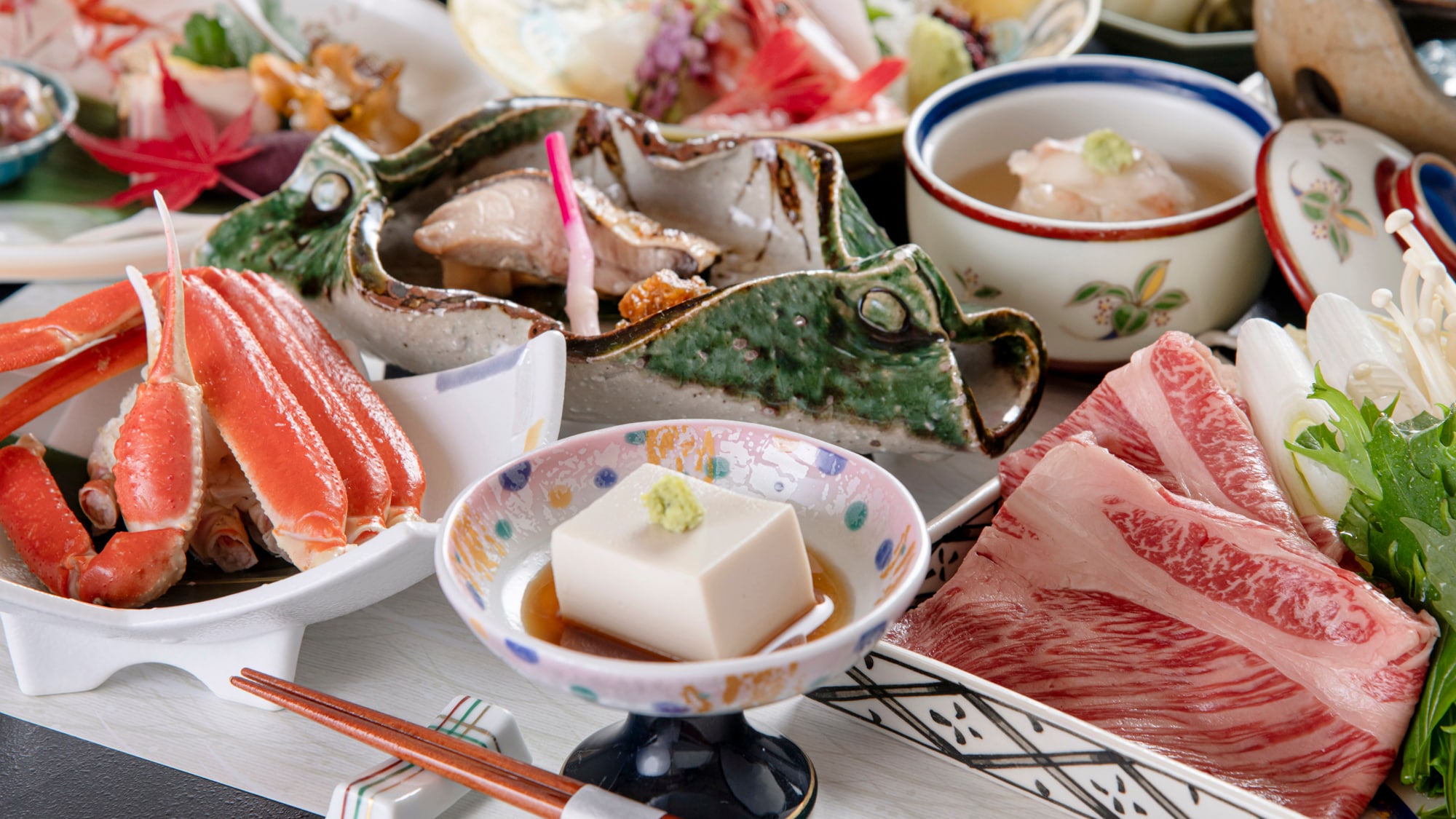 【晚餐/标准】将准备怀石料理（示例）