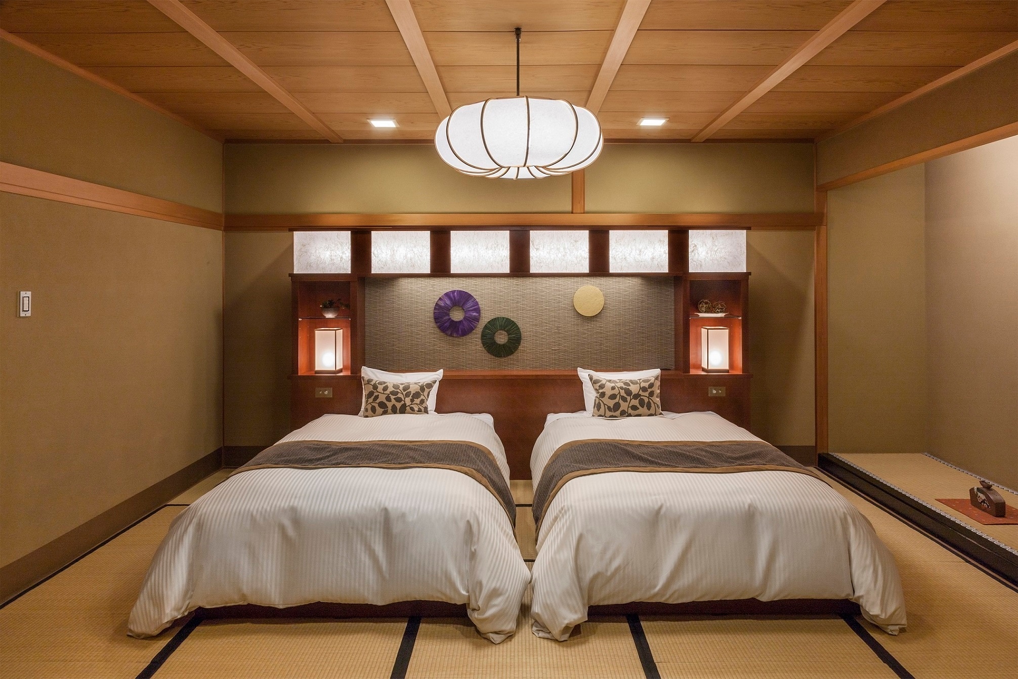 [Bettei Komorebi] Standard Twin (example) A guest room with a relaxing bed.