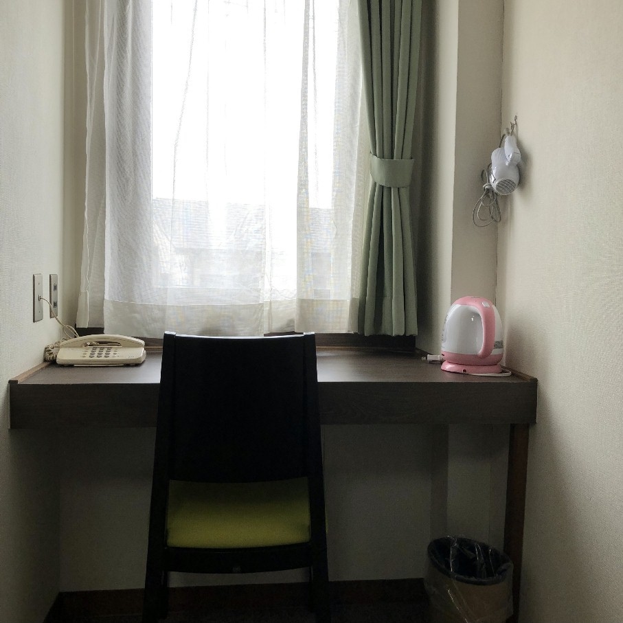 All single rooms with dryer and kettle