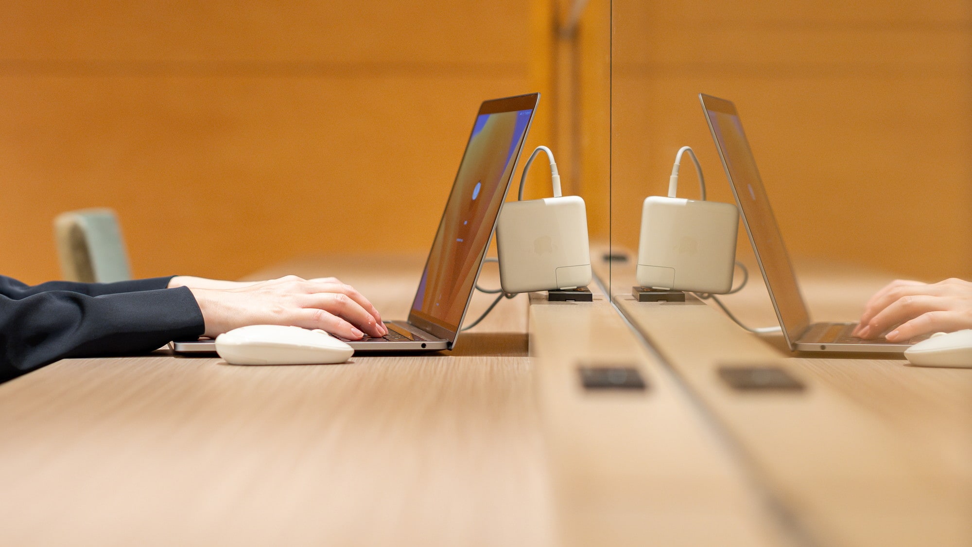 전원・USB 콘센트 완비