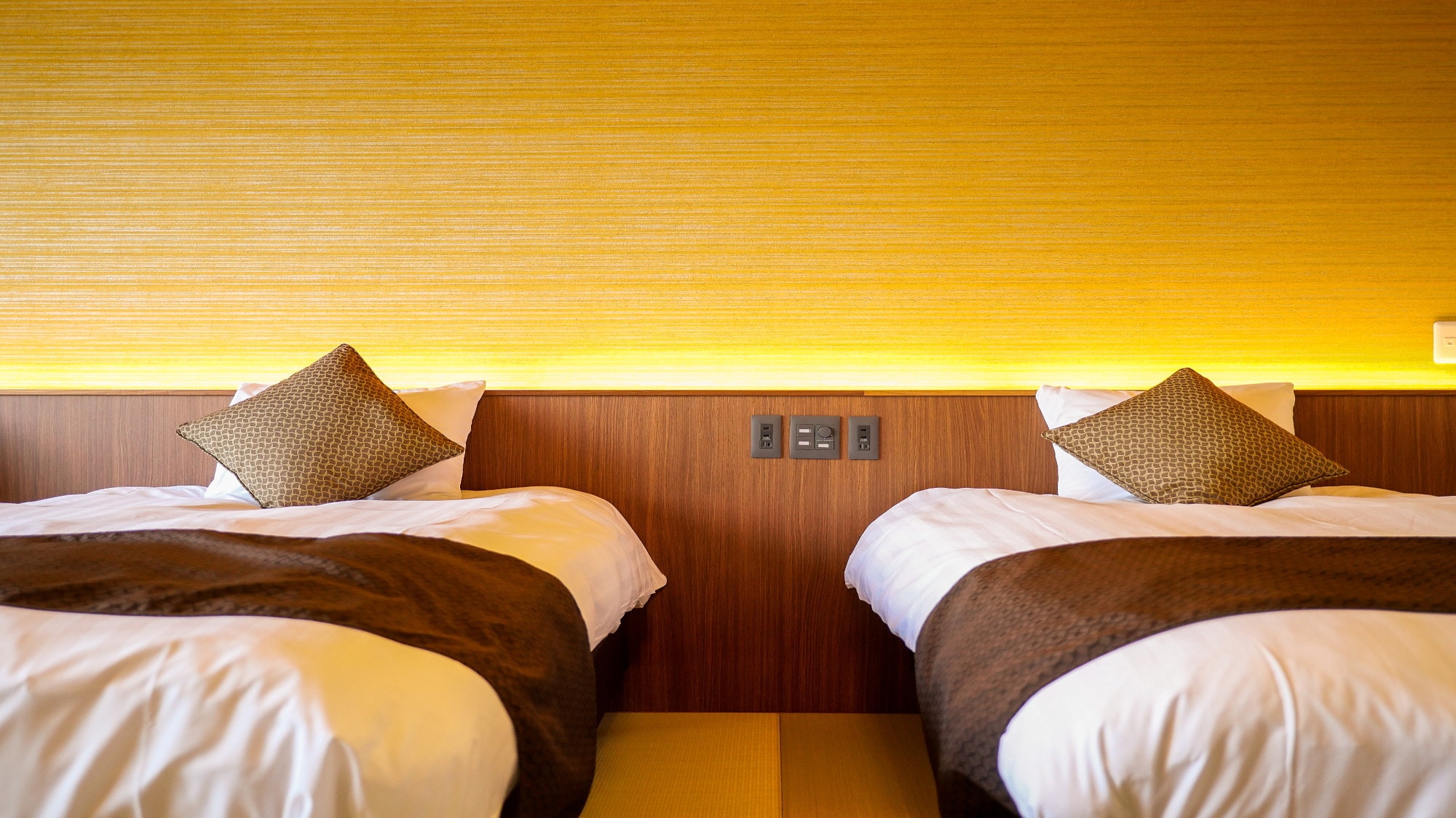 Kembar modern Jepang ◆Dilengkapi dengan 2 tempat tidur