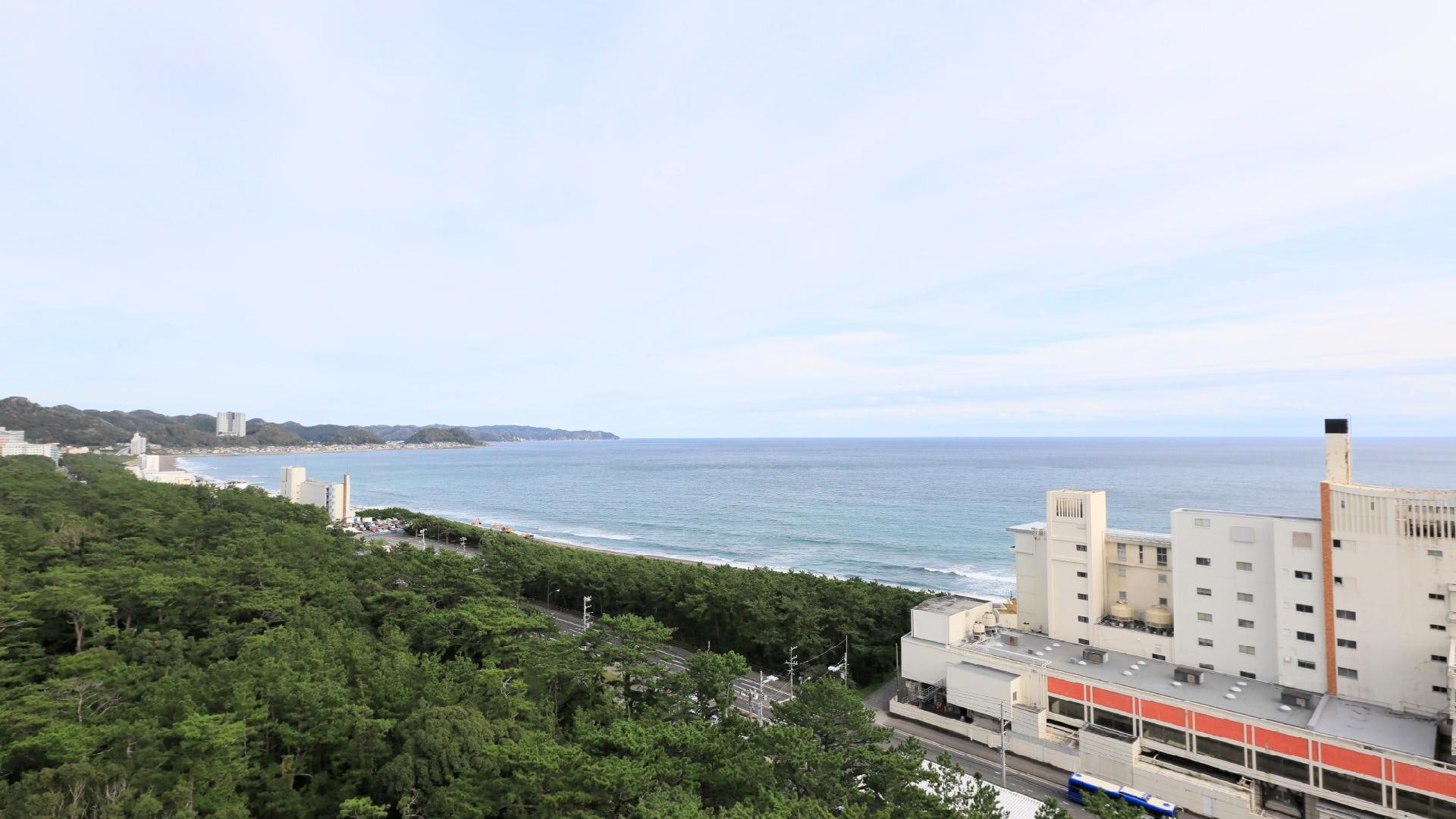 An example of a view from a Japanese-Western style room