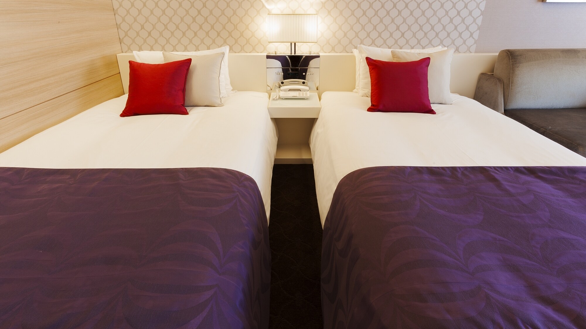 □ [Guest room] Standard twin north side 21.7 square meters