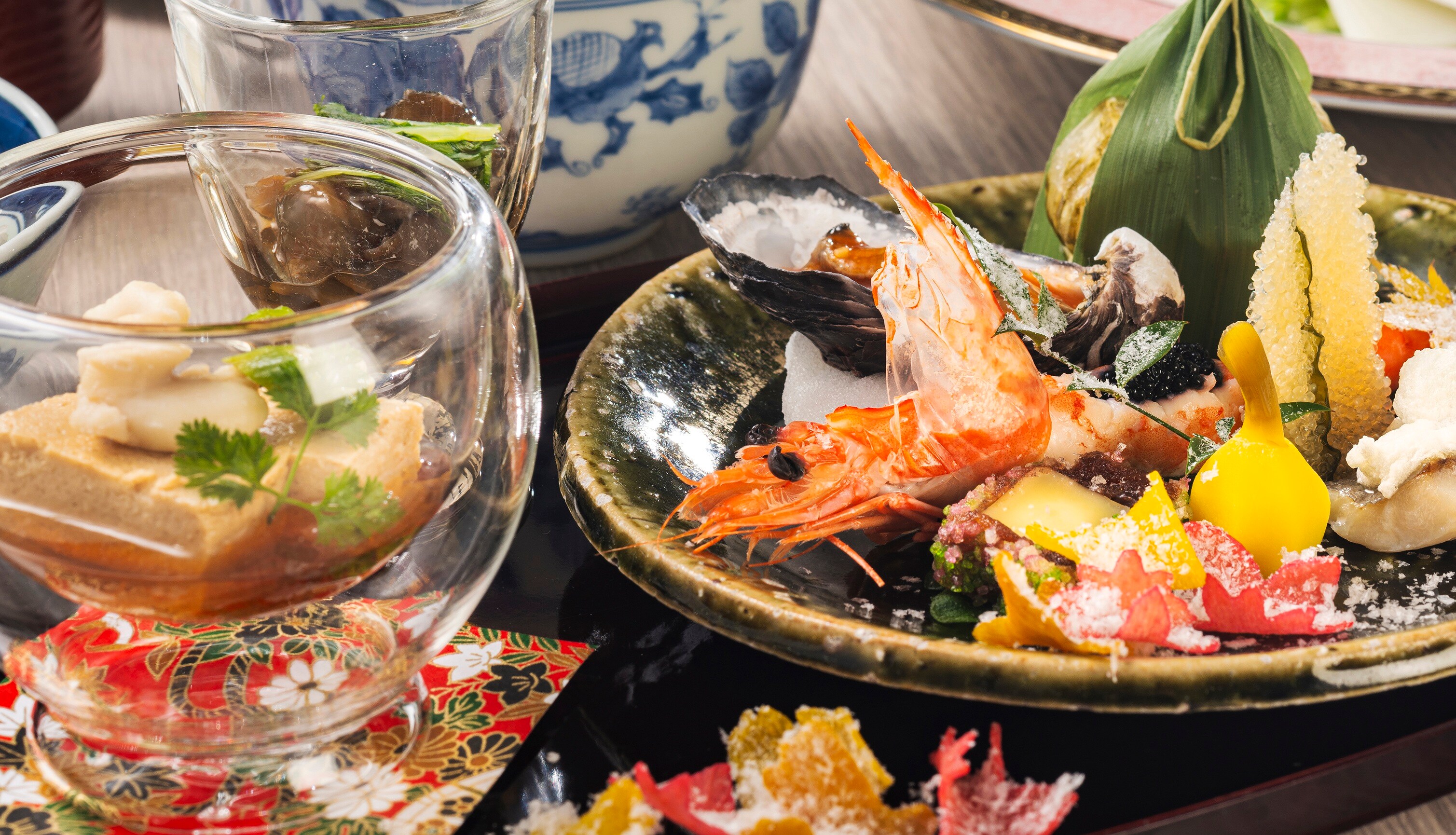 An example of kaiseki cuisine