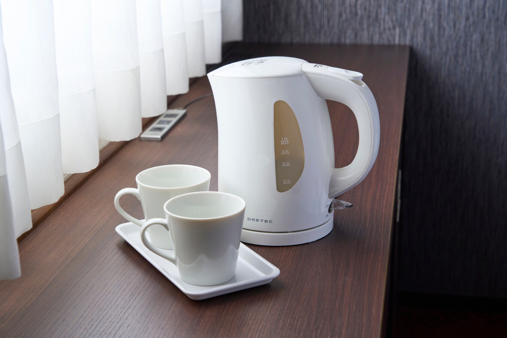 Room equipment: Kettle Cup