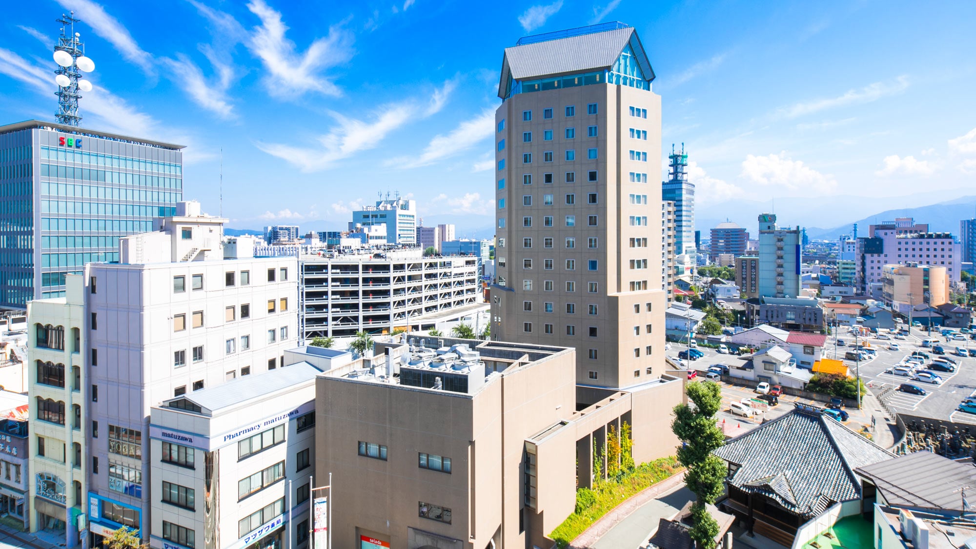 [Hotel JAL City Nagano] 7 minutes walk from JR Nagano Station. It can be used as a sightseeing base for Kita Shinano.
