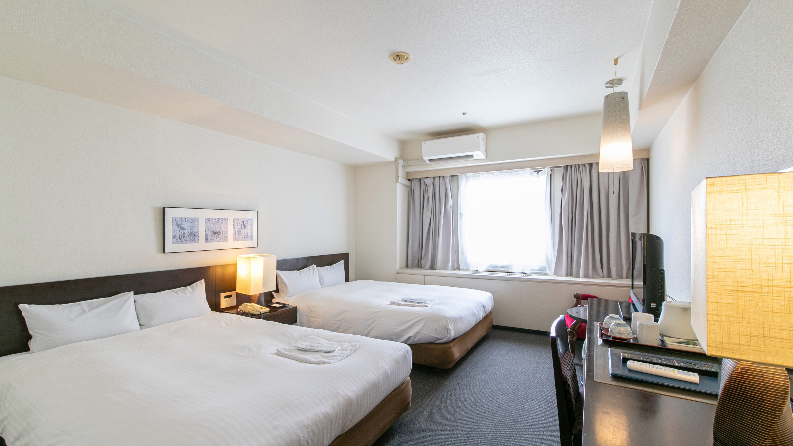 Kamar twin (2 tempat tidur ganda) 27 meter persegi