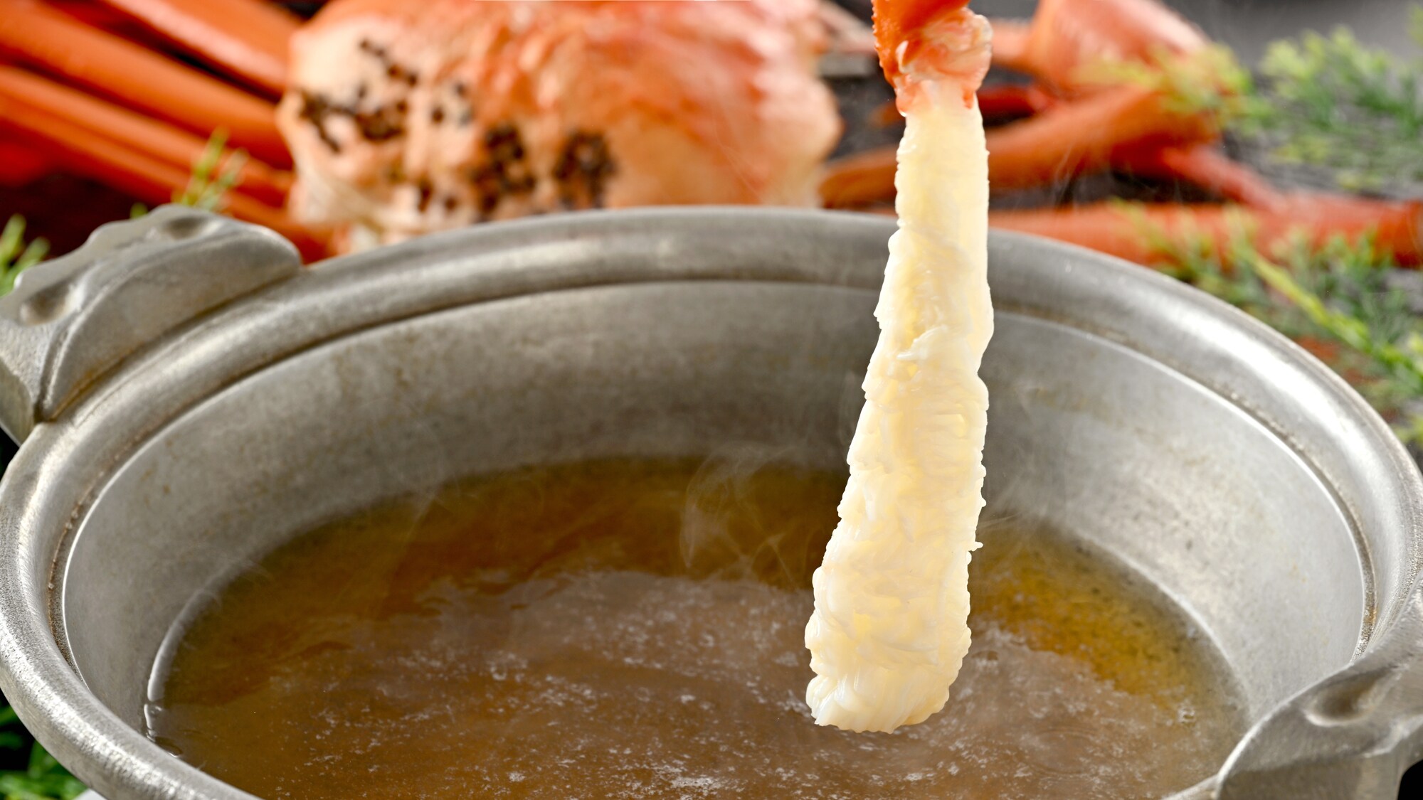 [Echizen Red Snow Crab Shabu-Shabu Full Course - 1 minuman untuk 2 orang] Shabu Kepiting
