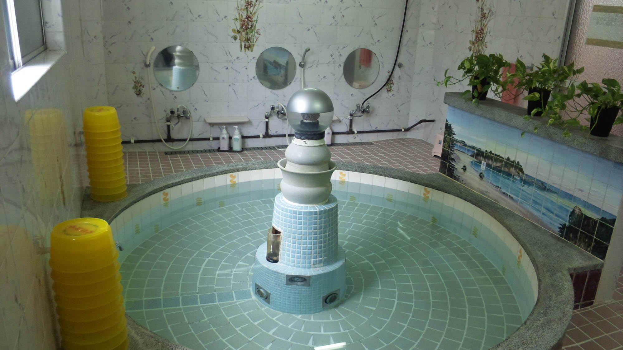*[Large public bath]