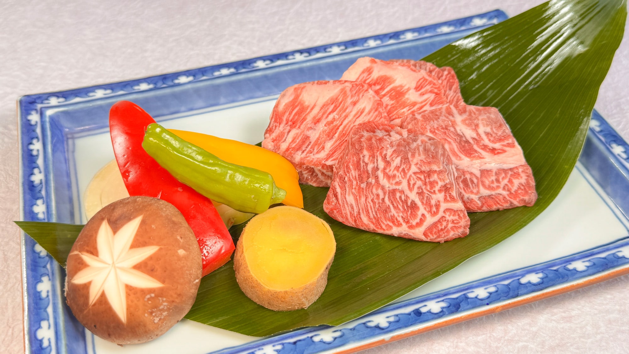 Teppanyaki daging sapi "Daimomono" Joshu