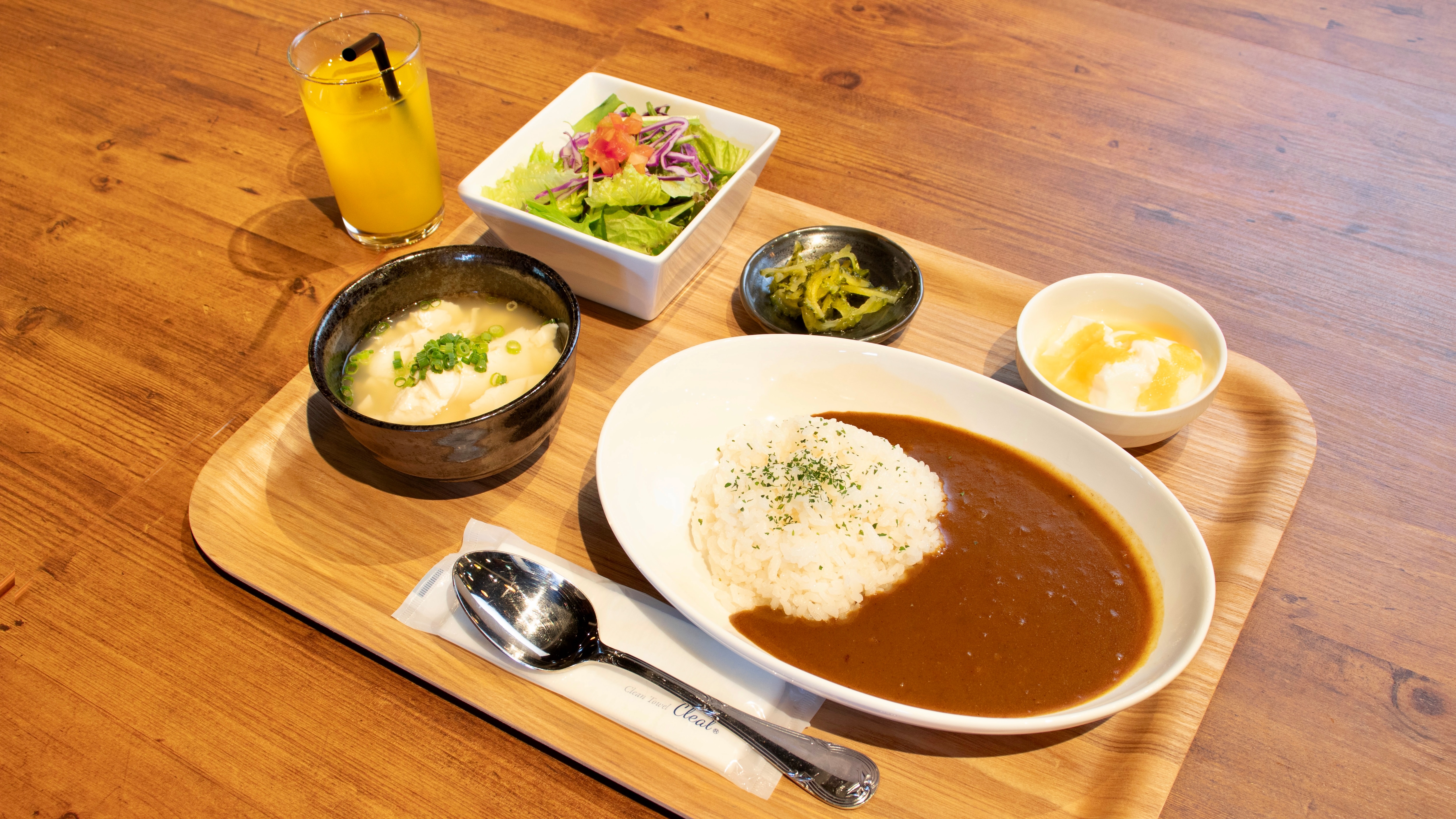 [Mango curry] Breakfast menu of the day