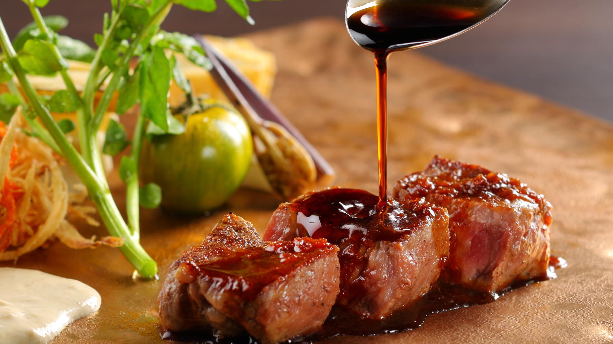 Brand beef dishes