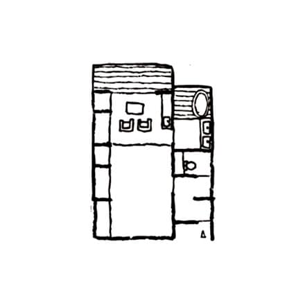 1st floor detached Japanese-style room with bath layout