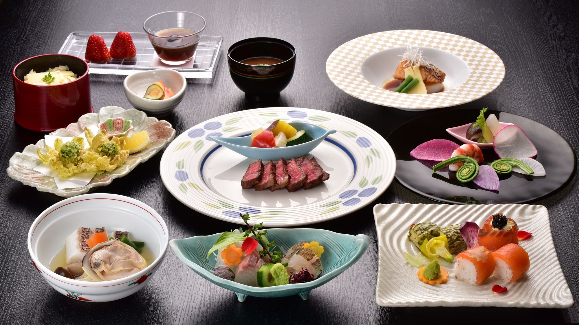 저녁 식사 그레이드 업 식단 “하코네 회석”