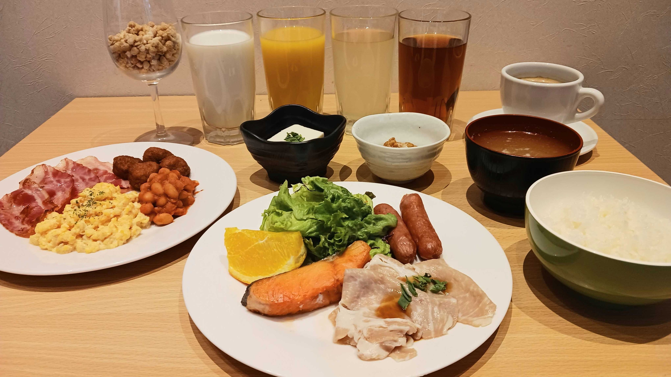 [Breakfast] Example of Japanese food
