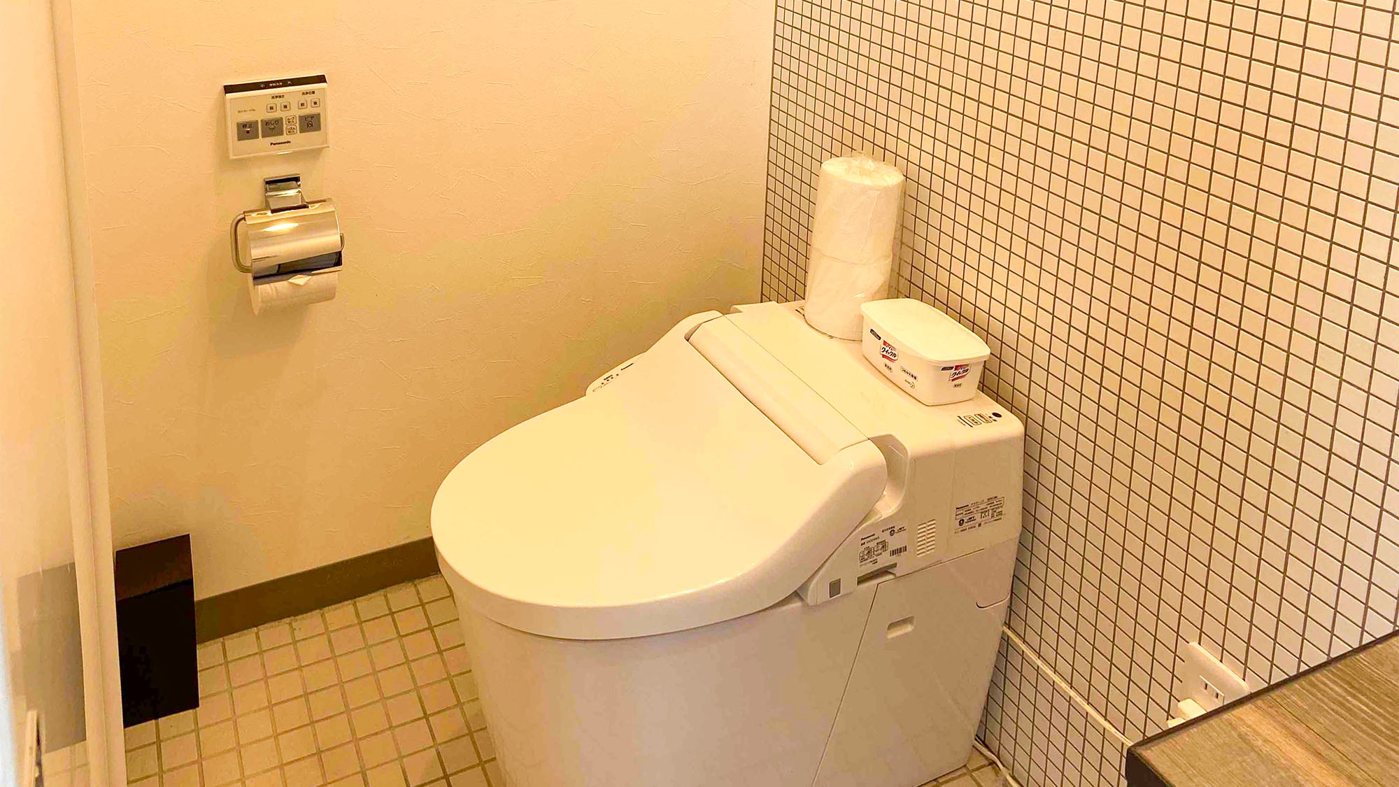 附溫水沖洗功能的馬桶