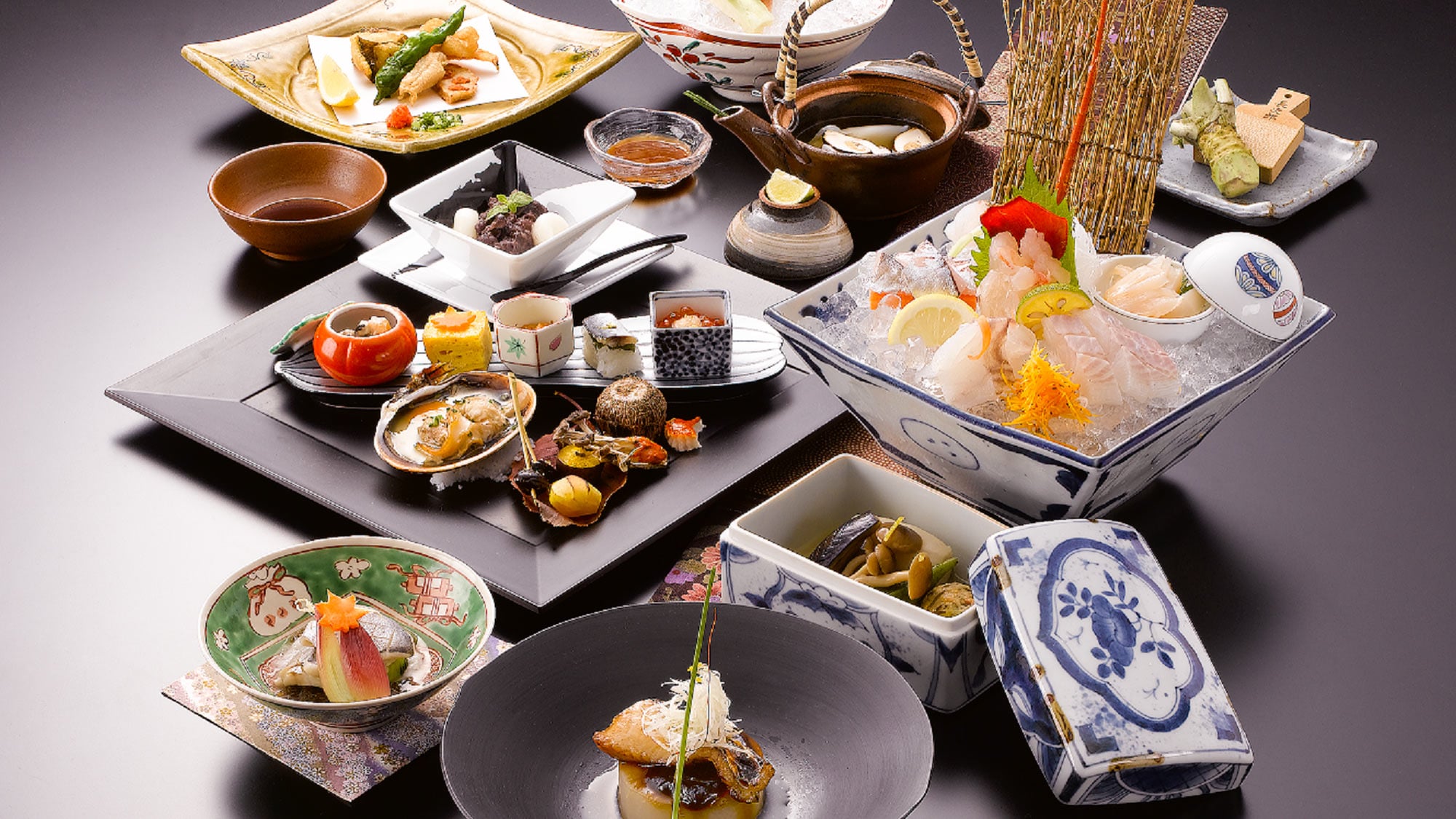 餐点示例：“当地鱼类怀石料理”