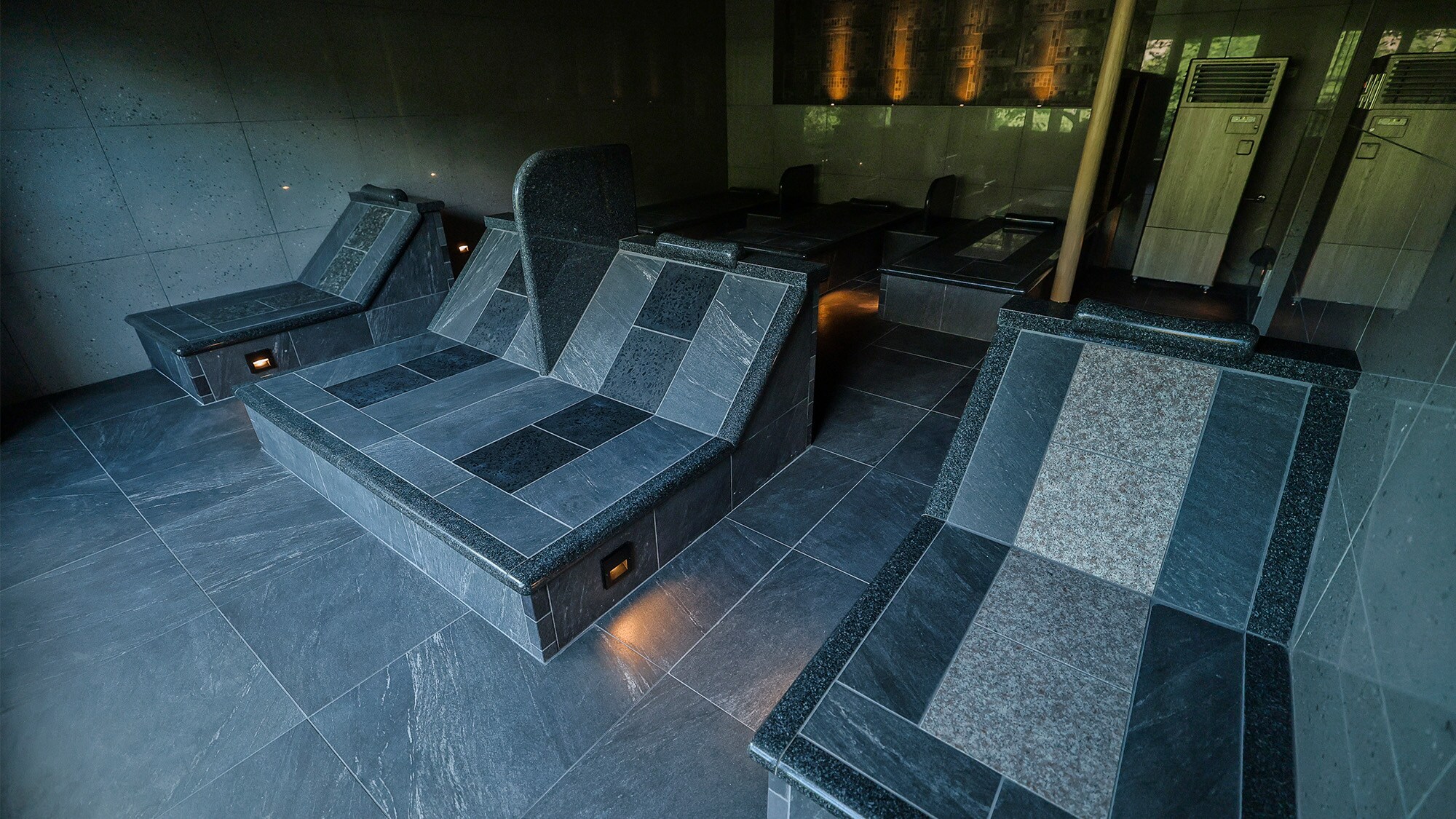 Reopening in July 2024: Hot spring bath "Ryokuho" rock sauna