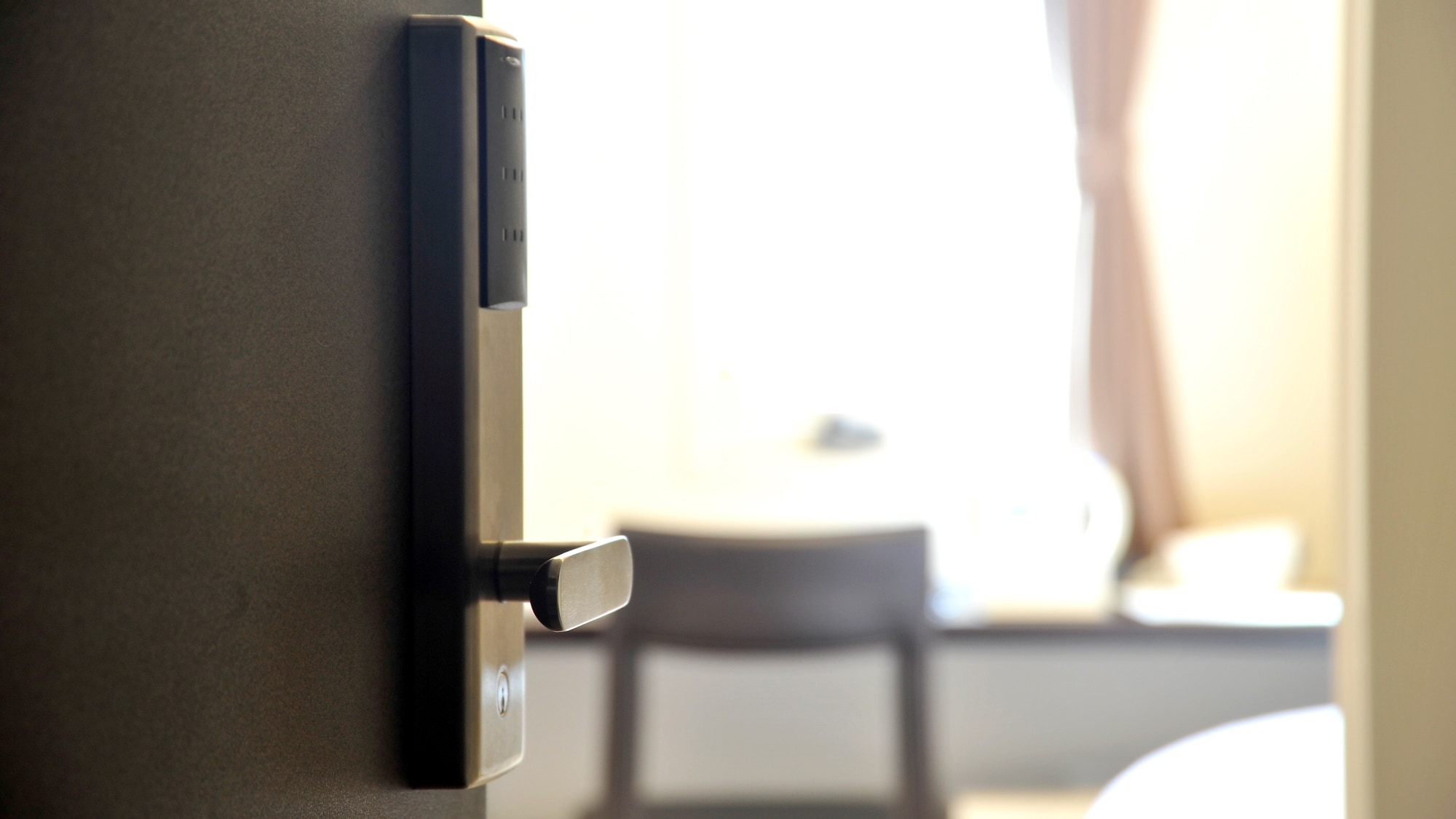 The guest rooms have auto-locks for complete security!