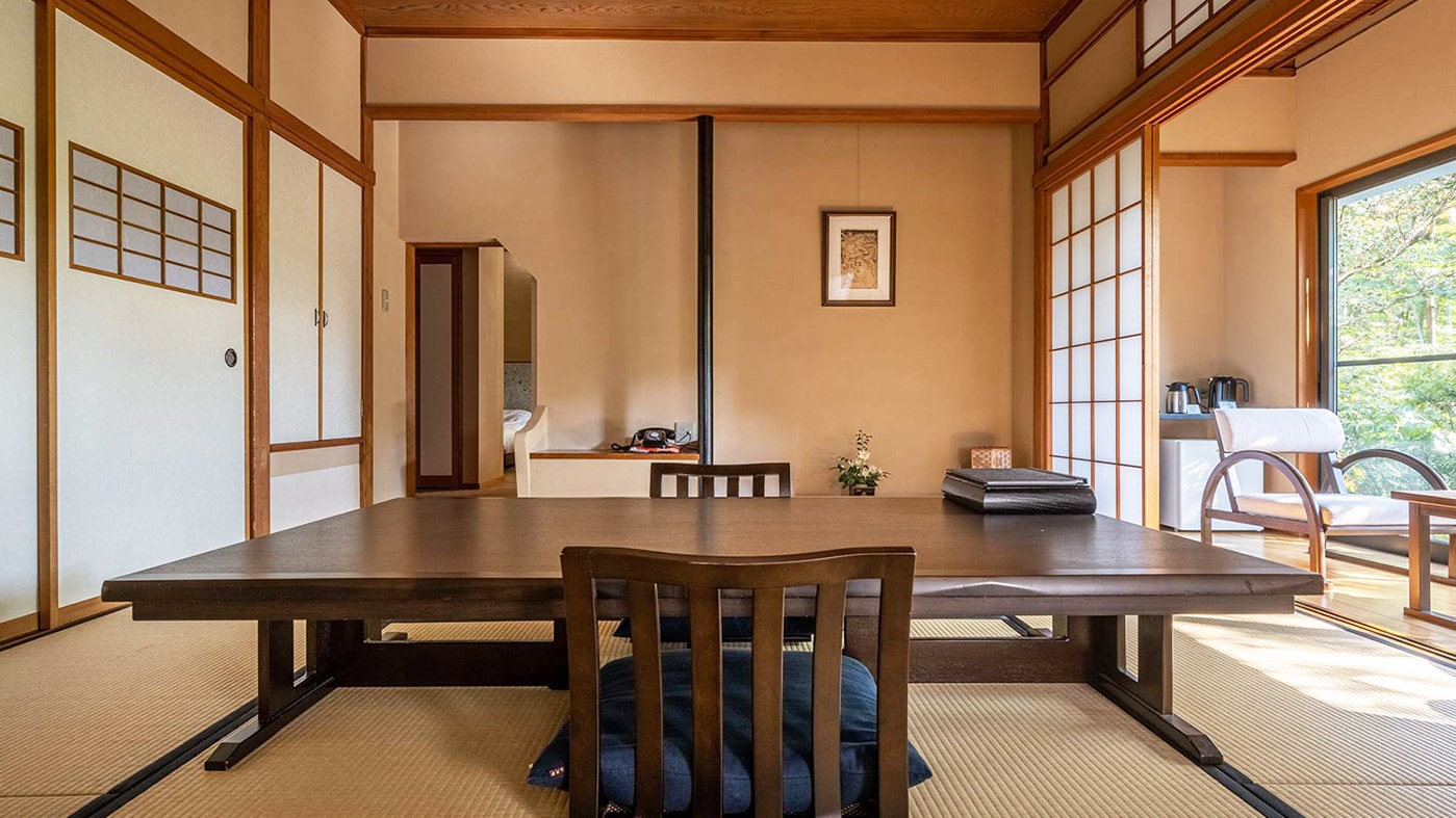 Japanese-Western room with open-air bath Umeeda