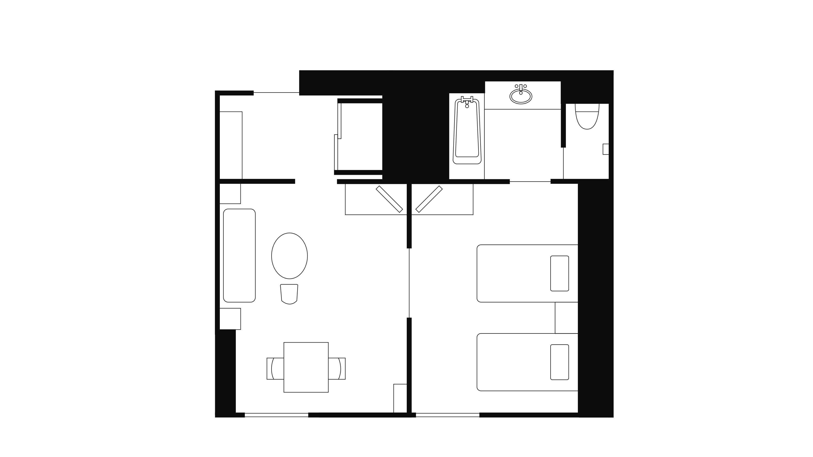 Floor plan: Executive Floor Junior Suite Twin