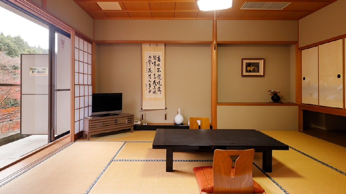 [มองเห็นศาลเจ้าทันซัน] ห้องพักสไตล์ญี่ปุ่น 2 เตียง + เสื่อทาทามิ 10 ผืน - 2 ห้องกว้างขวาง