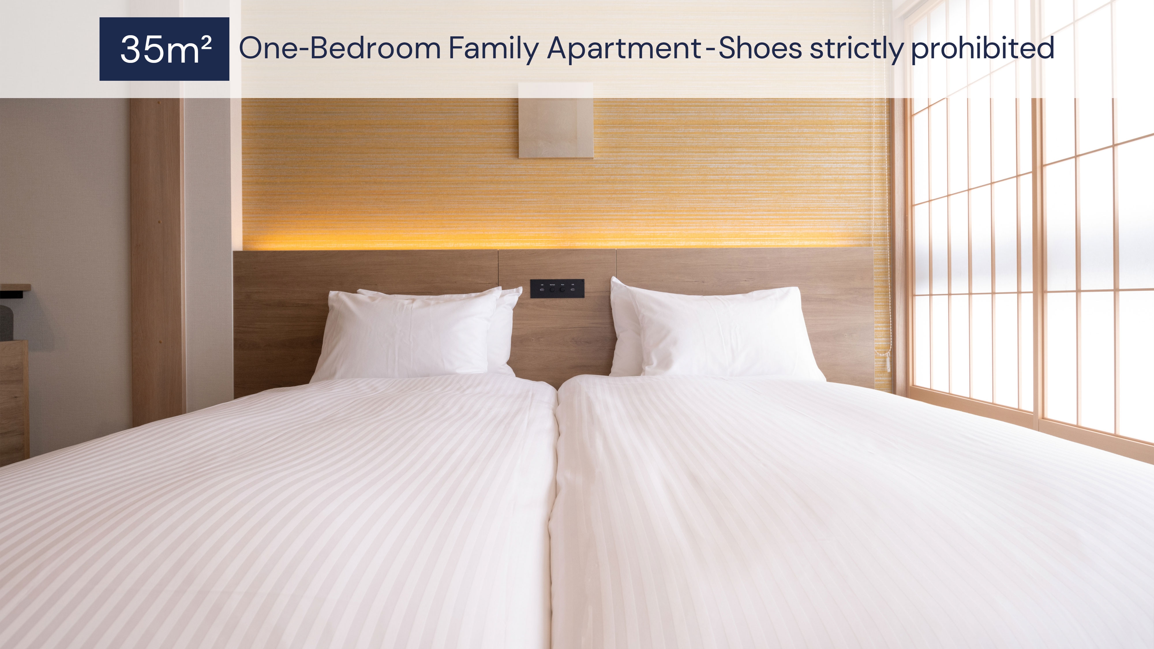1 Bedroom Family Apartment (Shoes not allowed)