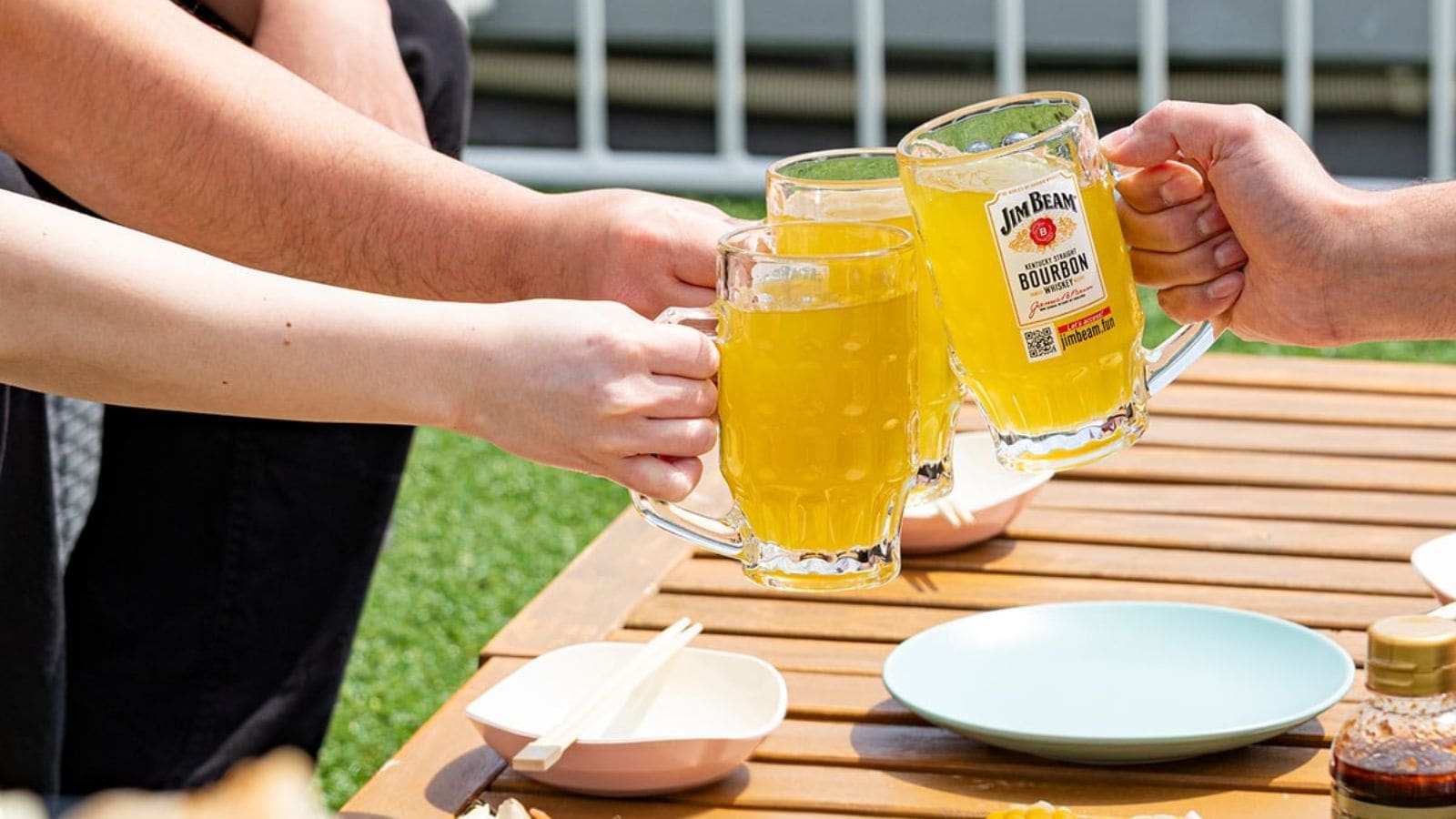Enjoy a conversation at the BBQ