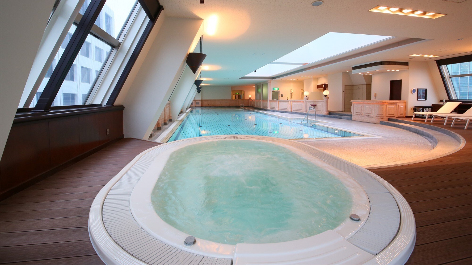 ◆INDOOR POOL | Free your mind and maintain your health in the indoor pool *Pool use is subject to a fee