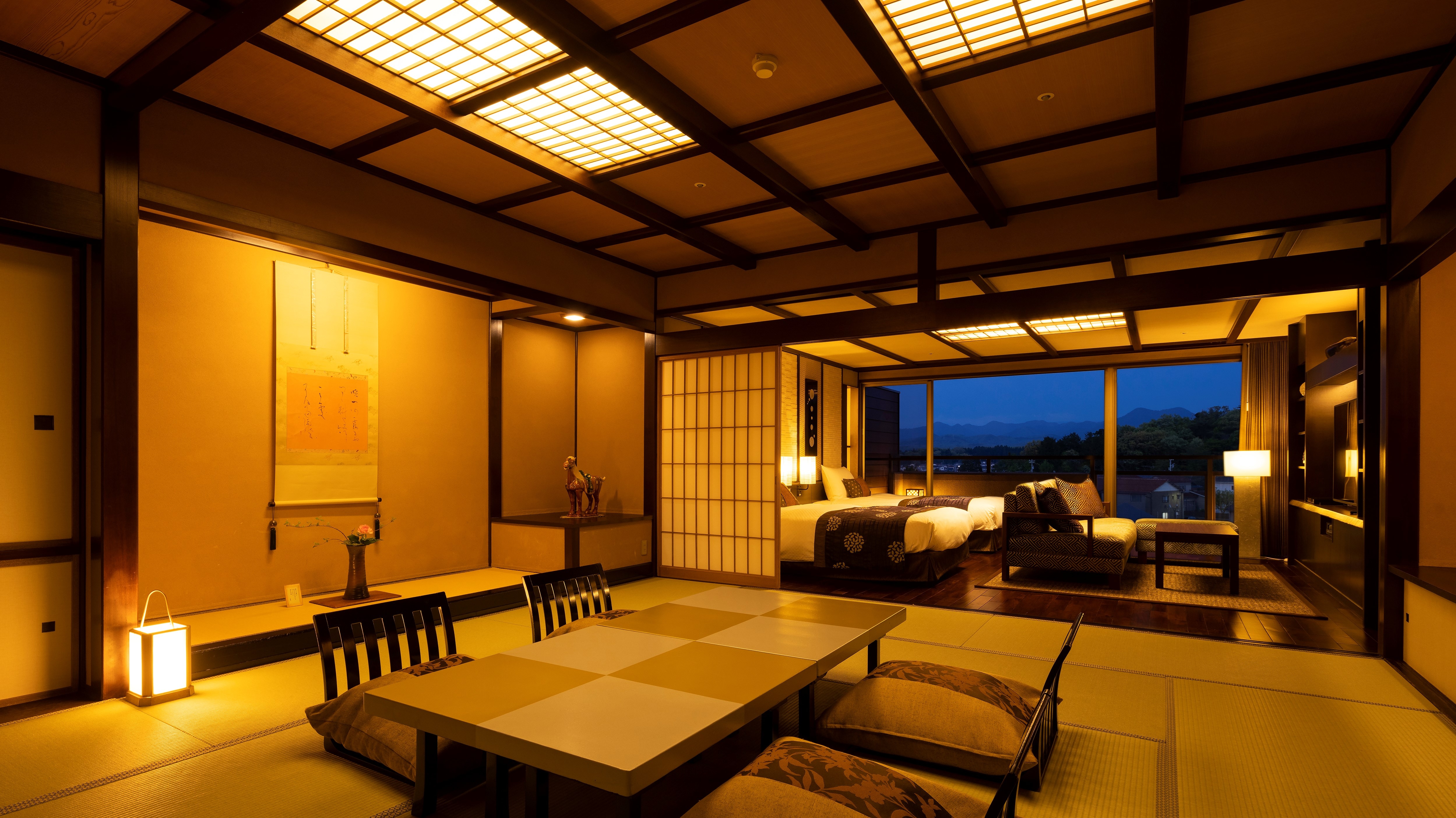 [Deluxe] Tensho-no-Yakata Premium Suite with 2 living spaces ◆ Separate smoking and non-smoking areas