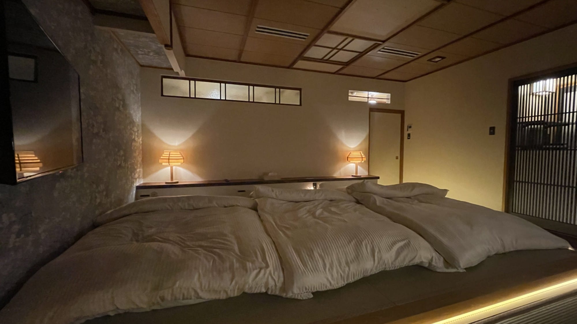 ◆Non-smoking◆　Designer room　【Yuzuki】　Bedroom (night) ※You can burn aroma if you like
