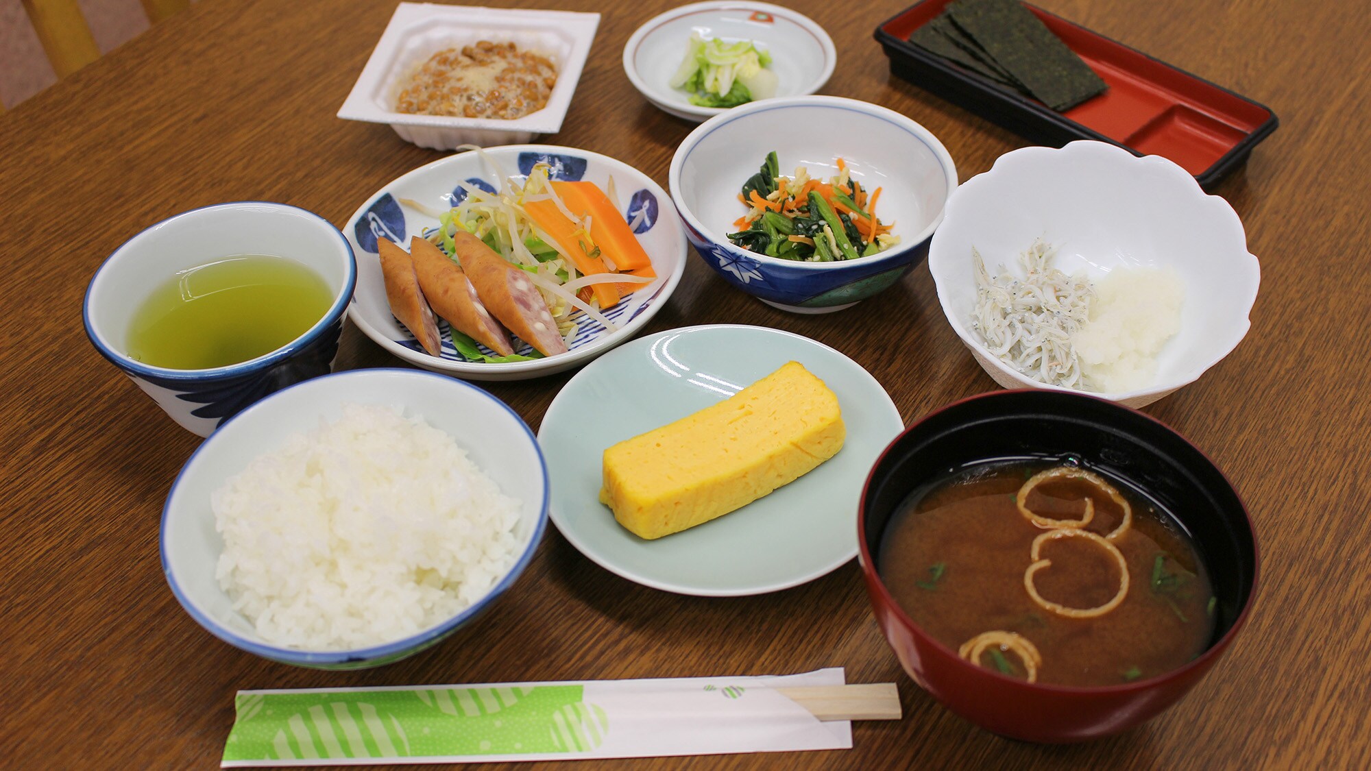 *[Breakfast example] Daily Japanese set meal