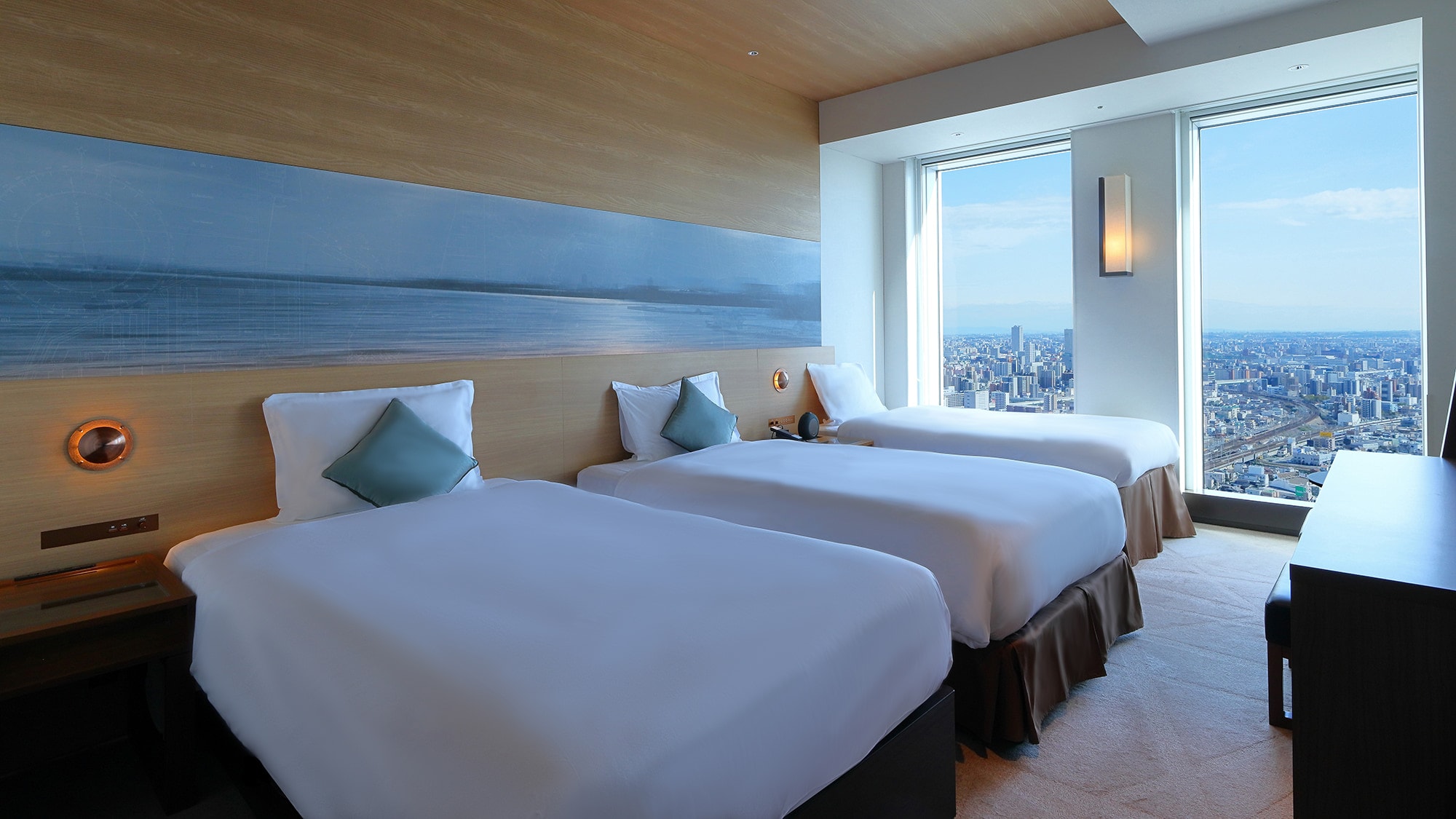 [Tầng 32 trở lên] Sky Twin (tối đa 3 người)/phòng 3 người
