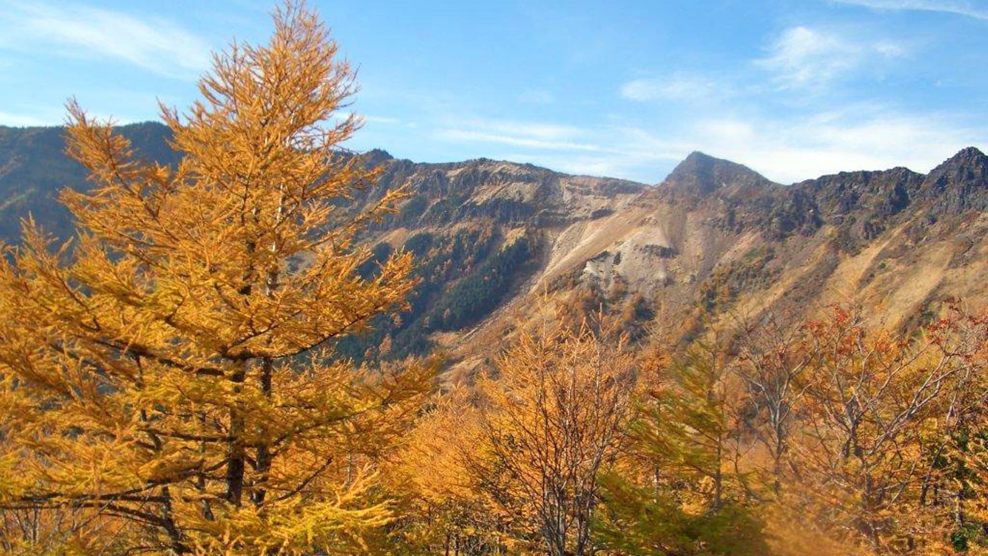◆Musim gugur yang berapi-api di Gunung Asama.