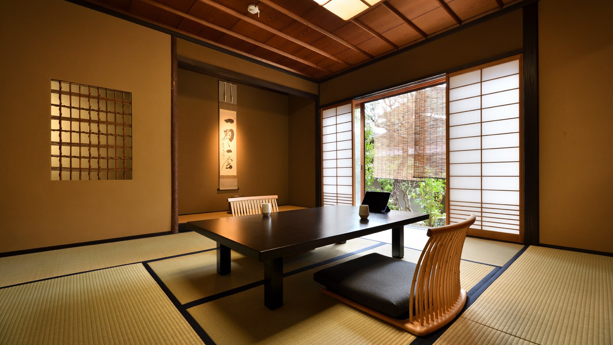 Japanese style room with semi open-air bath【Saga】