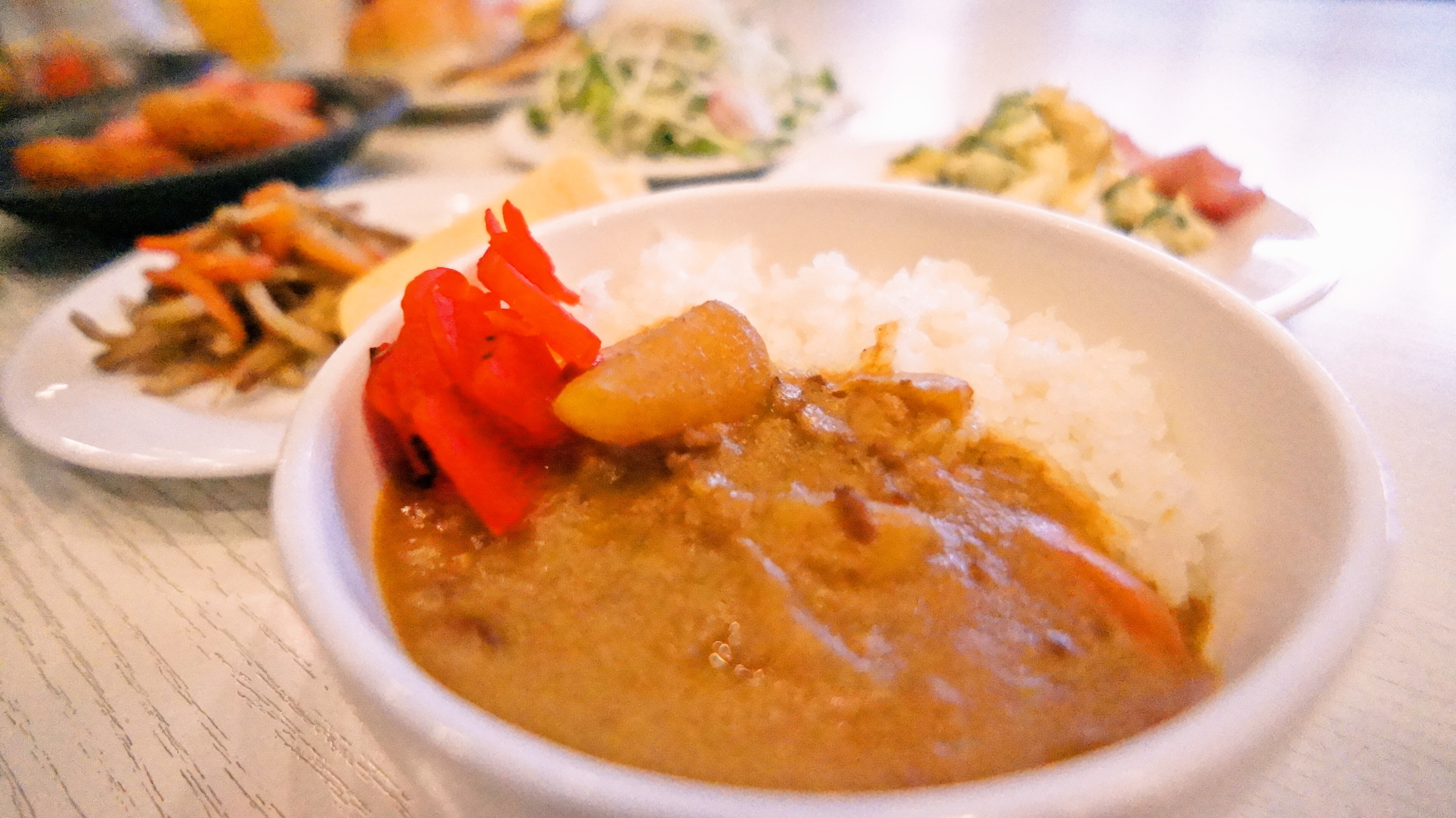 Breakfast buffet - Presentation image - Morning curry♪ Photo: GR