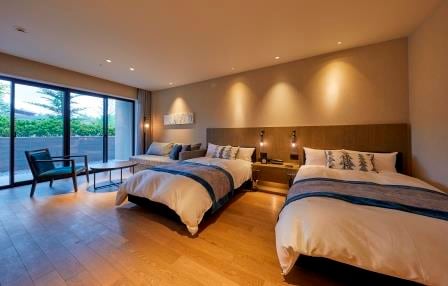 Twin Western-style room image