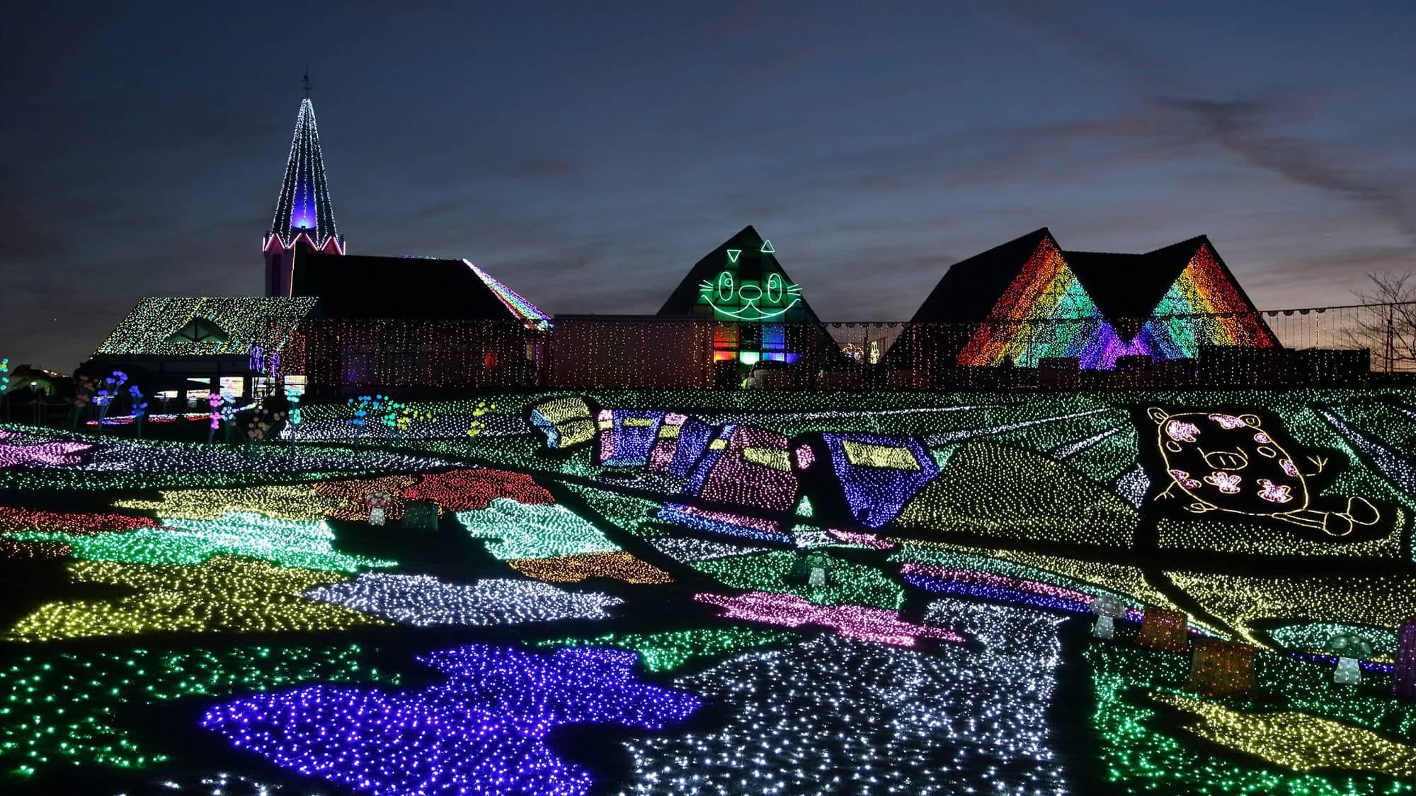*[Tokyo German Village (image)] The night illuminations are a limited-time treat♪