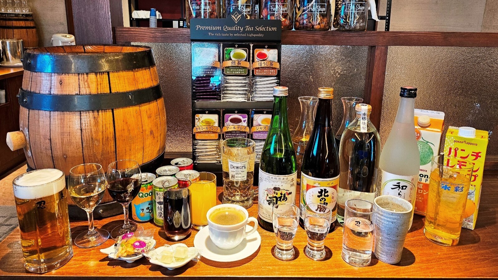 Living Cafe提供免費飲品